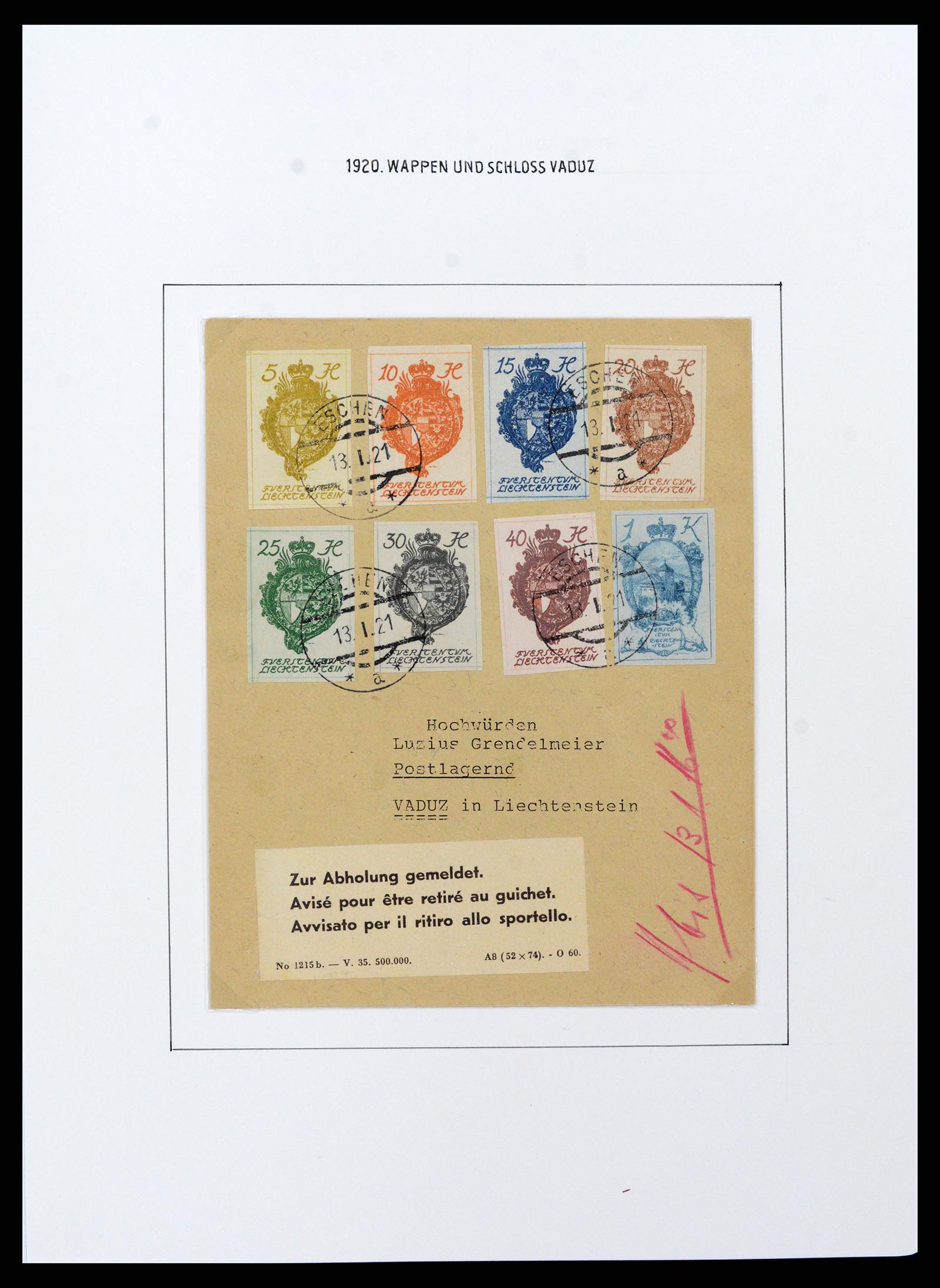 37150 0062 - Stamp collection 37150 Liechtenstein supercollection 1912-1962.