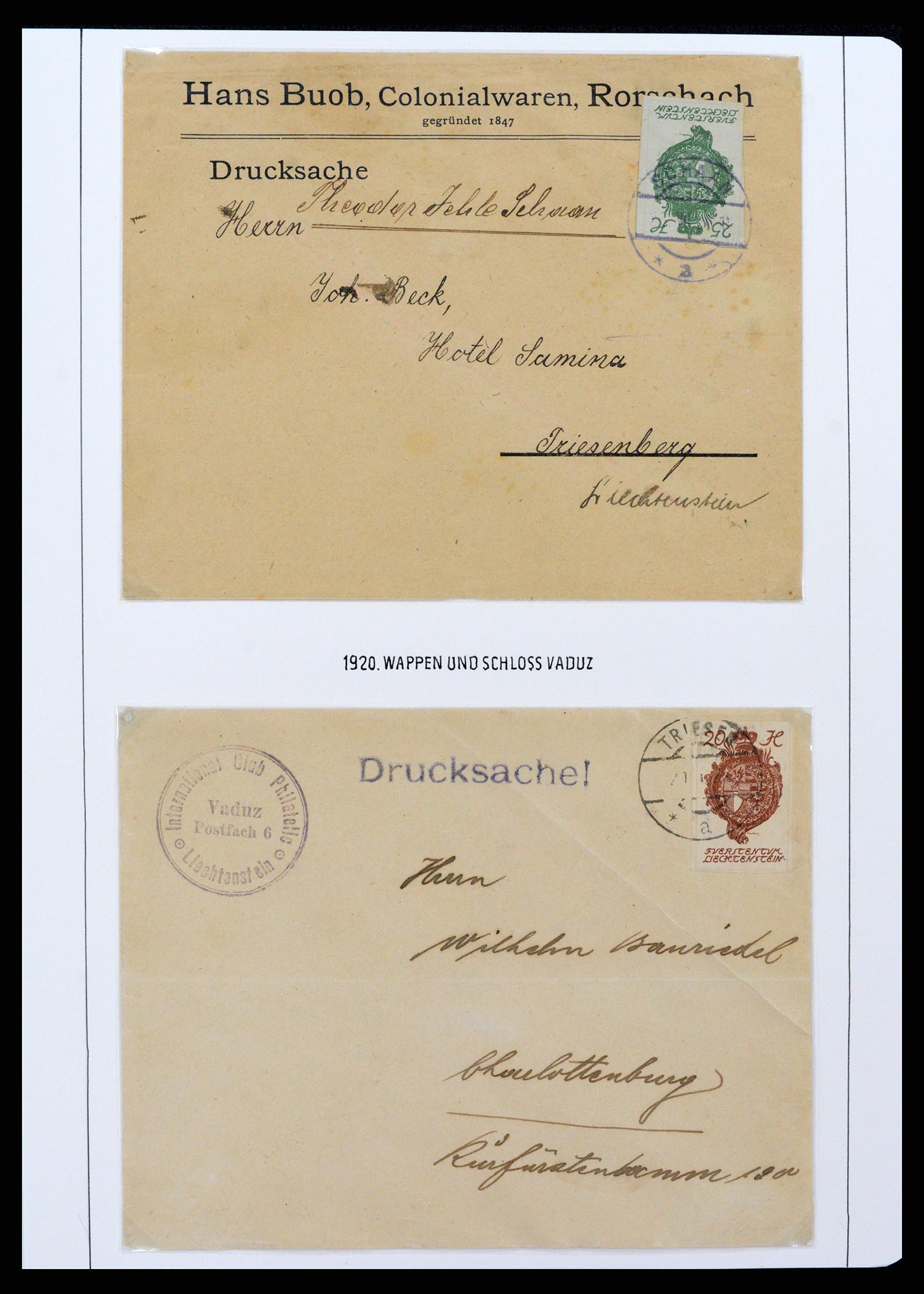 37150 0064 - Stamp collection 37150 Liechtenstein supercollection 1912-1962.