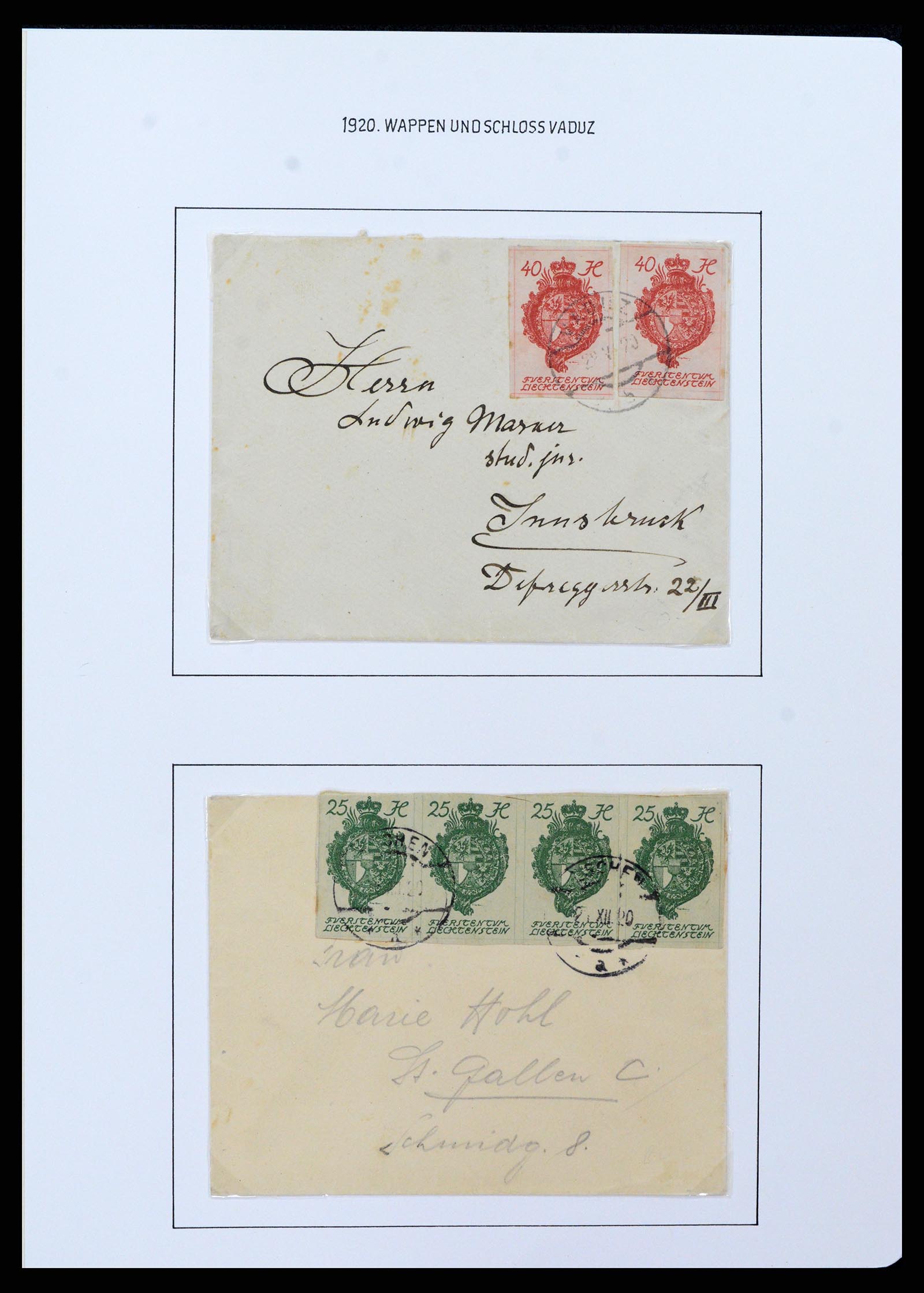 37150 0065 - Stamp collection 37150 Liechtenstein supercollection 1912-1962.