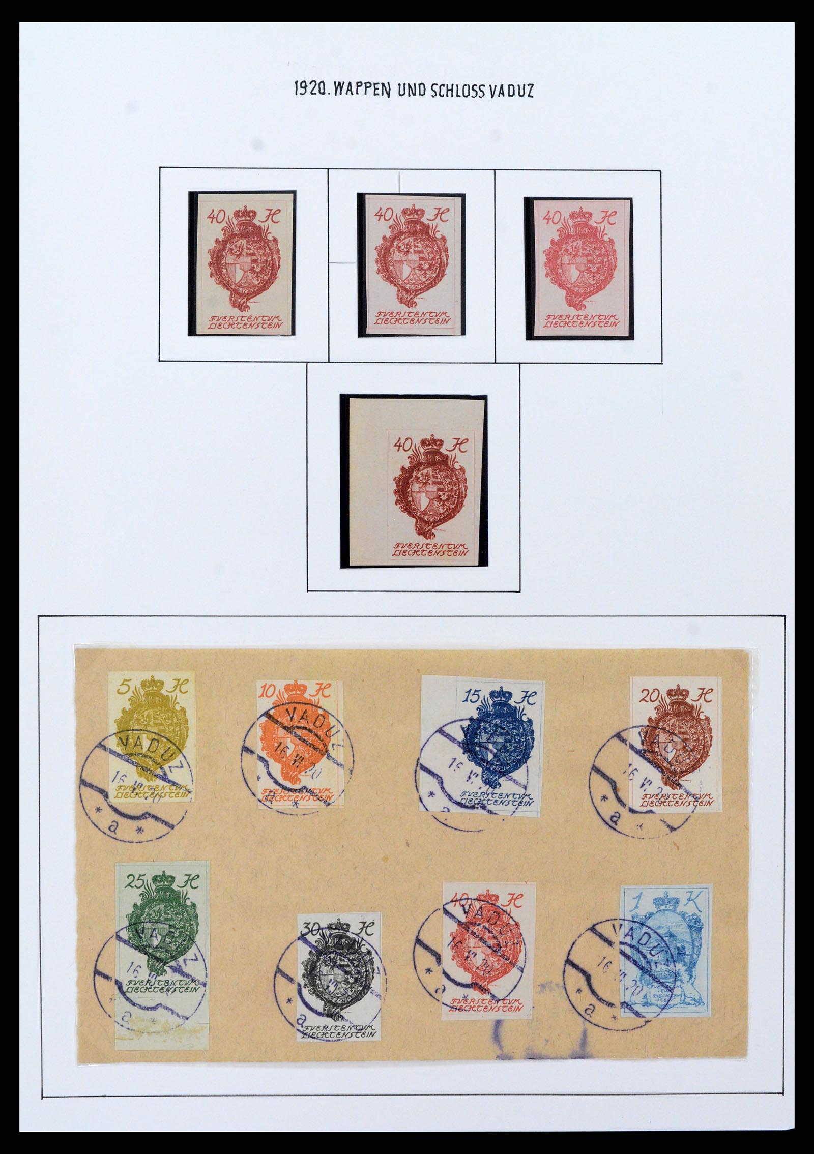 37150 0068 - Stamp collection 37150 Liechtenstein supercollection 1912-1962.