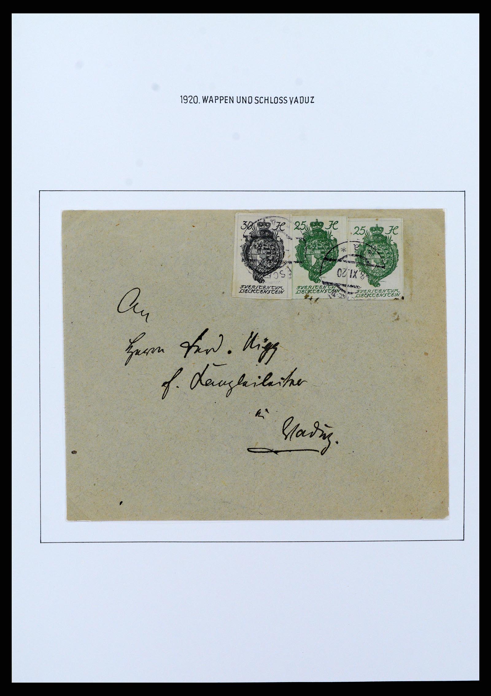 37150 0069 - Stamp collection 37150 Liechtenstein supercollection 1912-1962.
