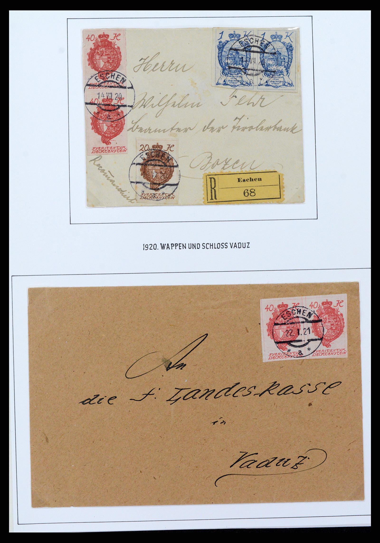 37150 0072 - Stamp collection 37150 Liechtenstein supercollection 1912-1962.