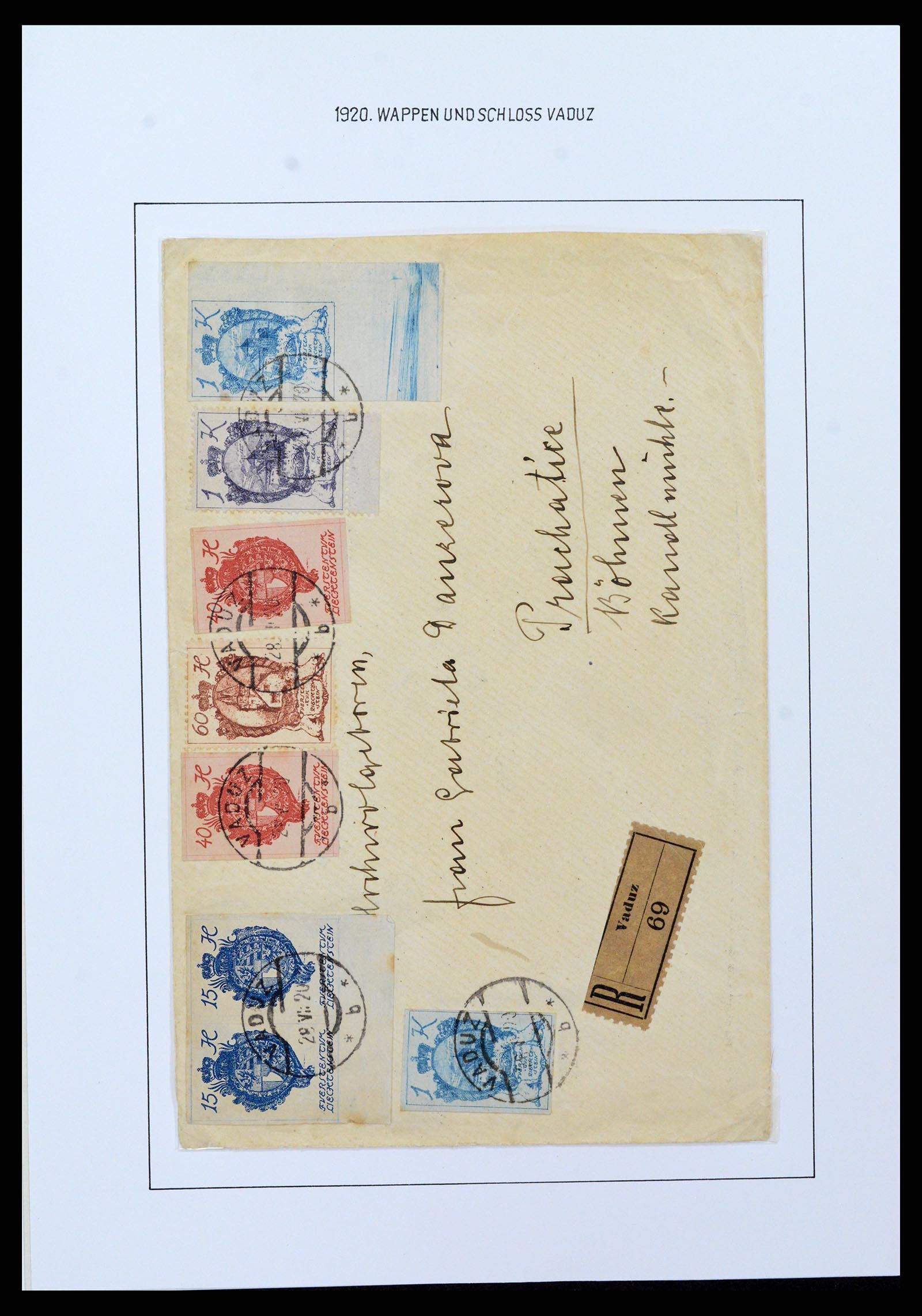 37150 0074 - Stamp collection 37150 Liechtenstein supercollection 1912-1962.