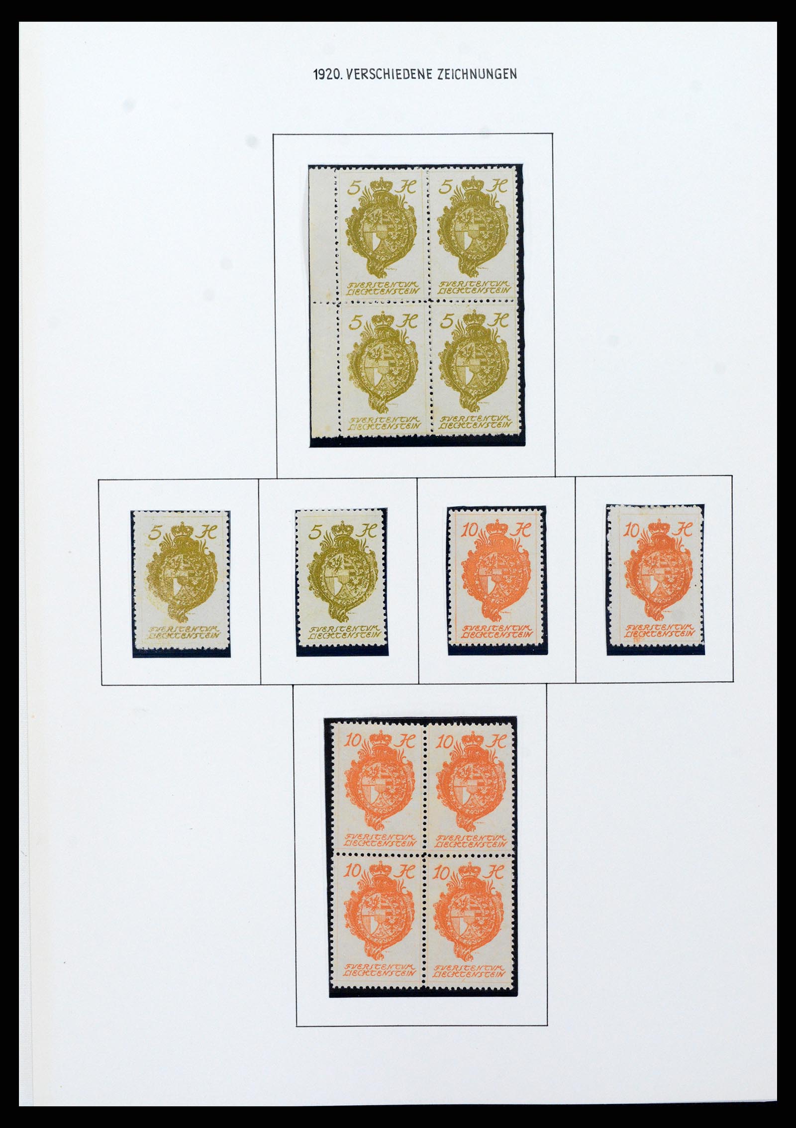 37150 0077 - Stamp collection 37150 Liechtenstein supercollection 1912-1962.