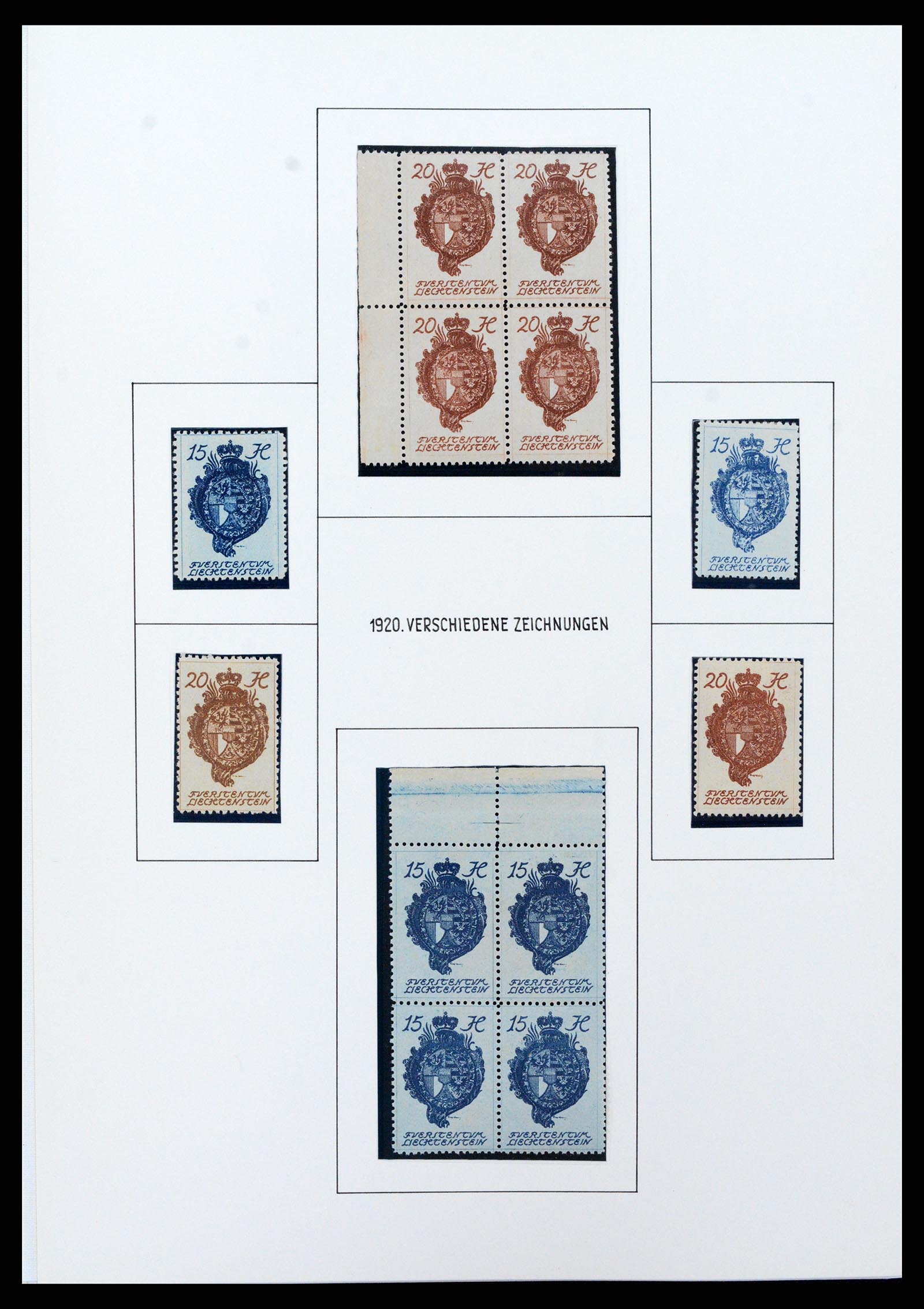 37150 0078 - Stamp collection 37150 Liechtenstein supercollection 1912-1962.