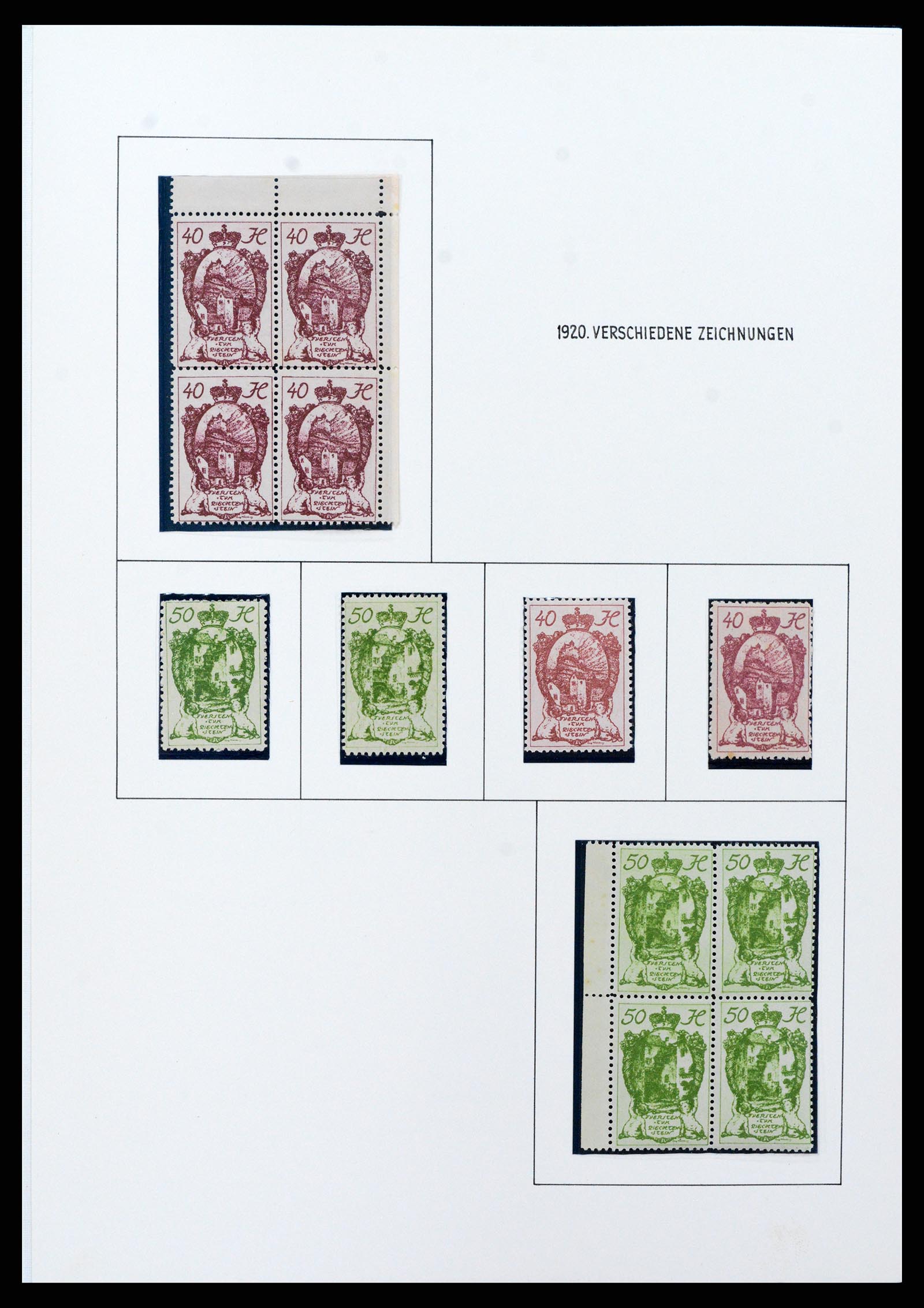 37150 0080 - Stamp collection 37150 Liechtenstein supercollection 1912-1962.