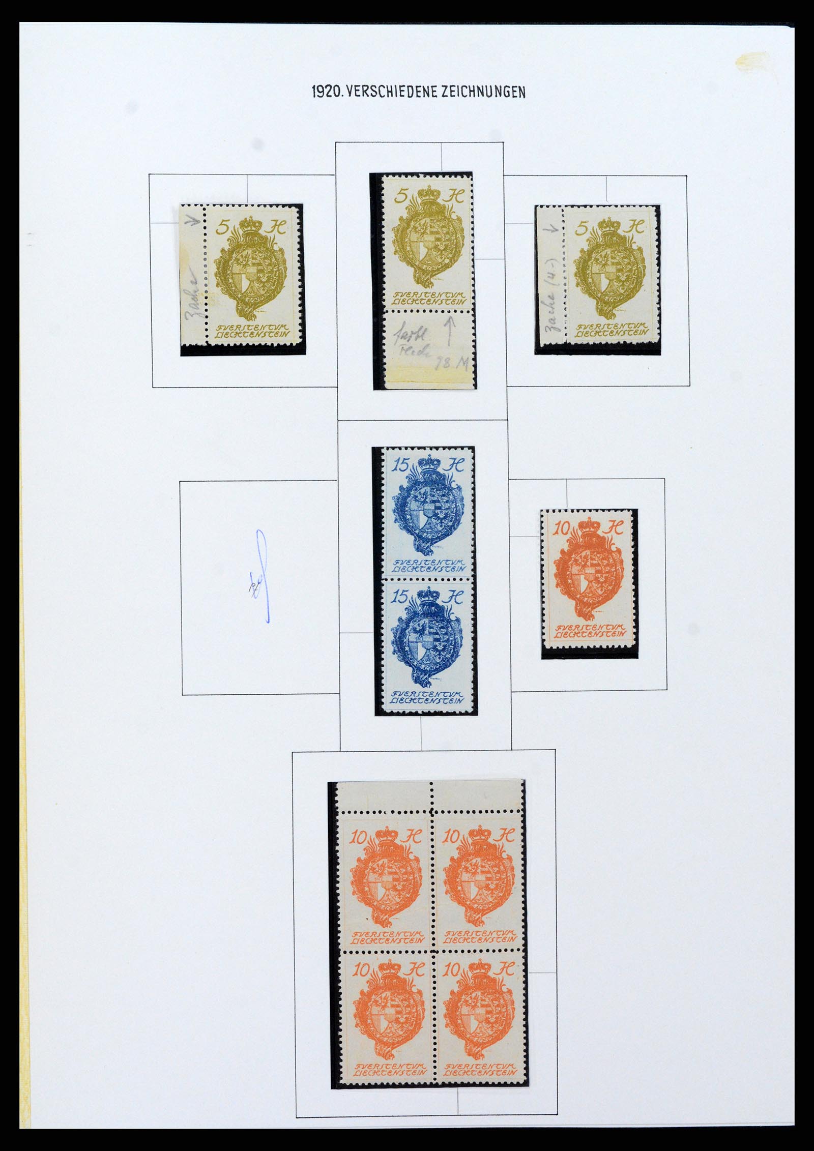 37150 0084 - Stamp collection 37150 Liechtenstein supercollection 1912-1962.