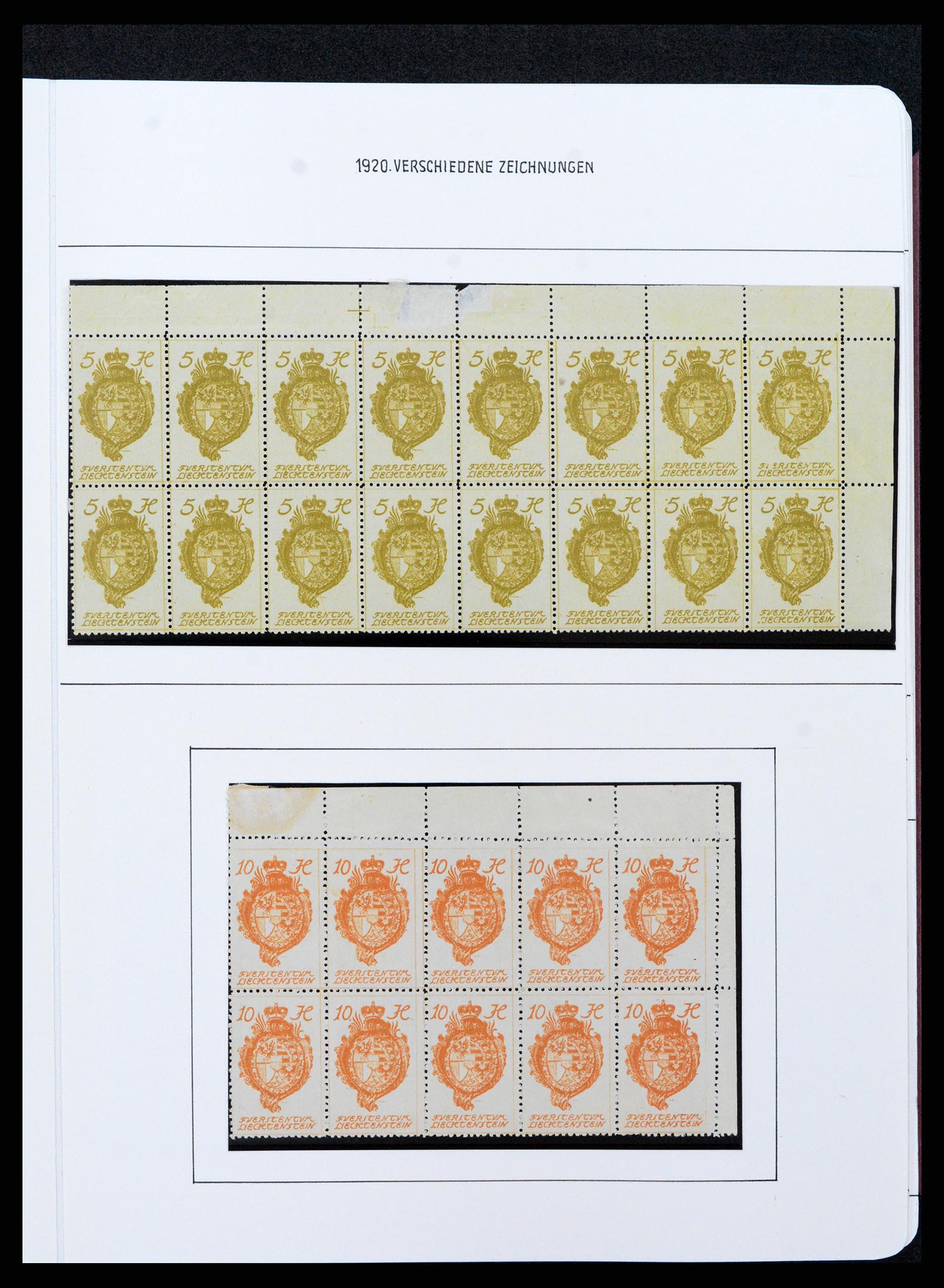 37150 0086 - Stamp collection 37150 Liechtenstein supercollection 1912-1962.