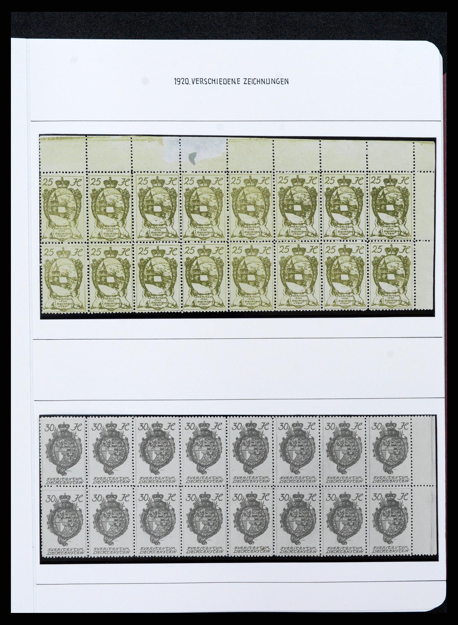37150 0088 - Stamp collection 37150 Liechtenstein supercollection 1912-1962.