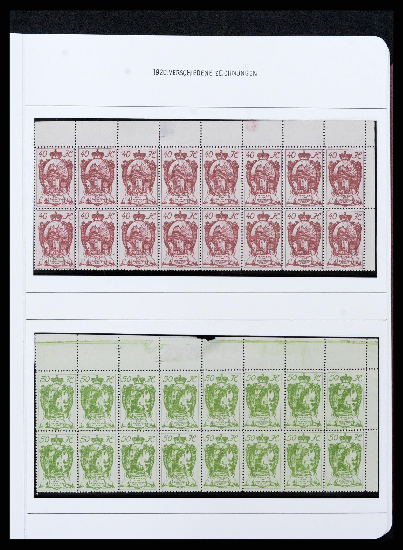 37150 0089 - Stamp collection 37150 Liechtenstein supercollection 1912-1962.