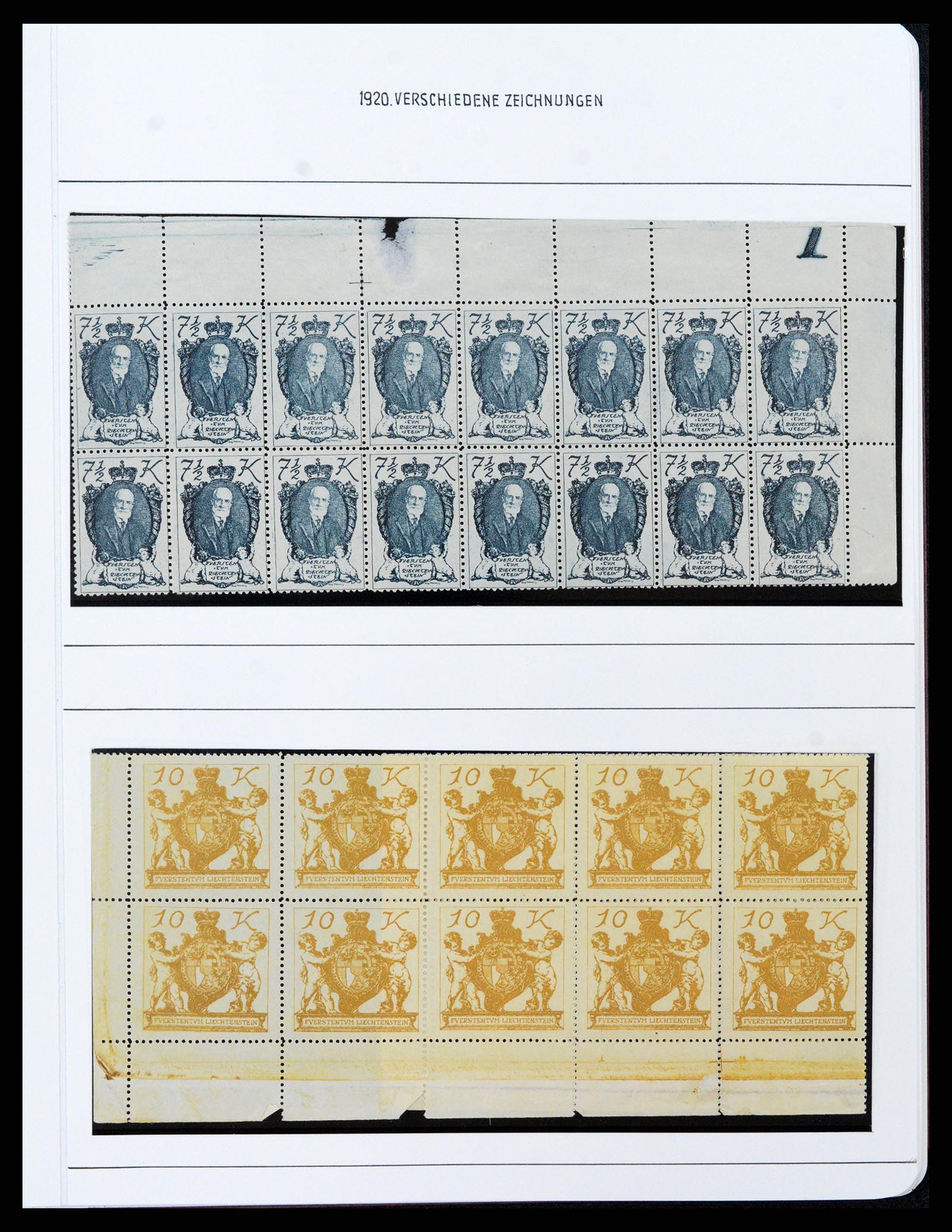 37150 0093 - Stamp collection 37150 Liechtenstein supercollection 1912-1962.