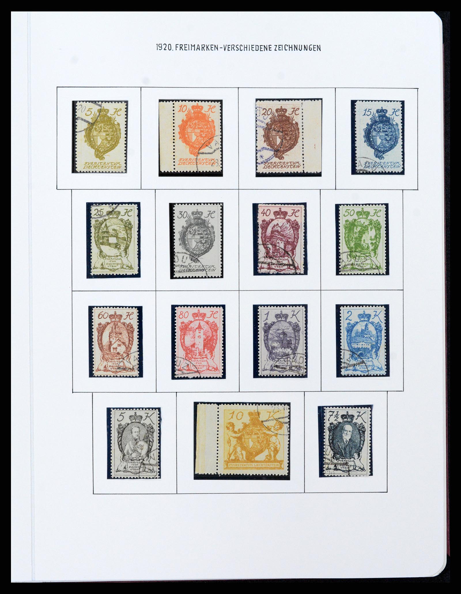 37150 0094 - Stamp collection 37150 Liechtenstein supercollection 1912-1962.