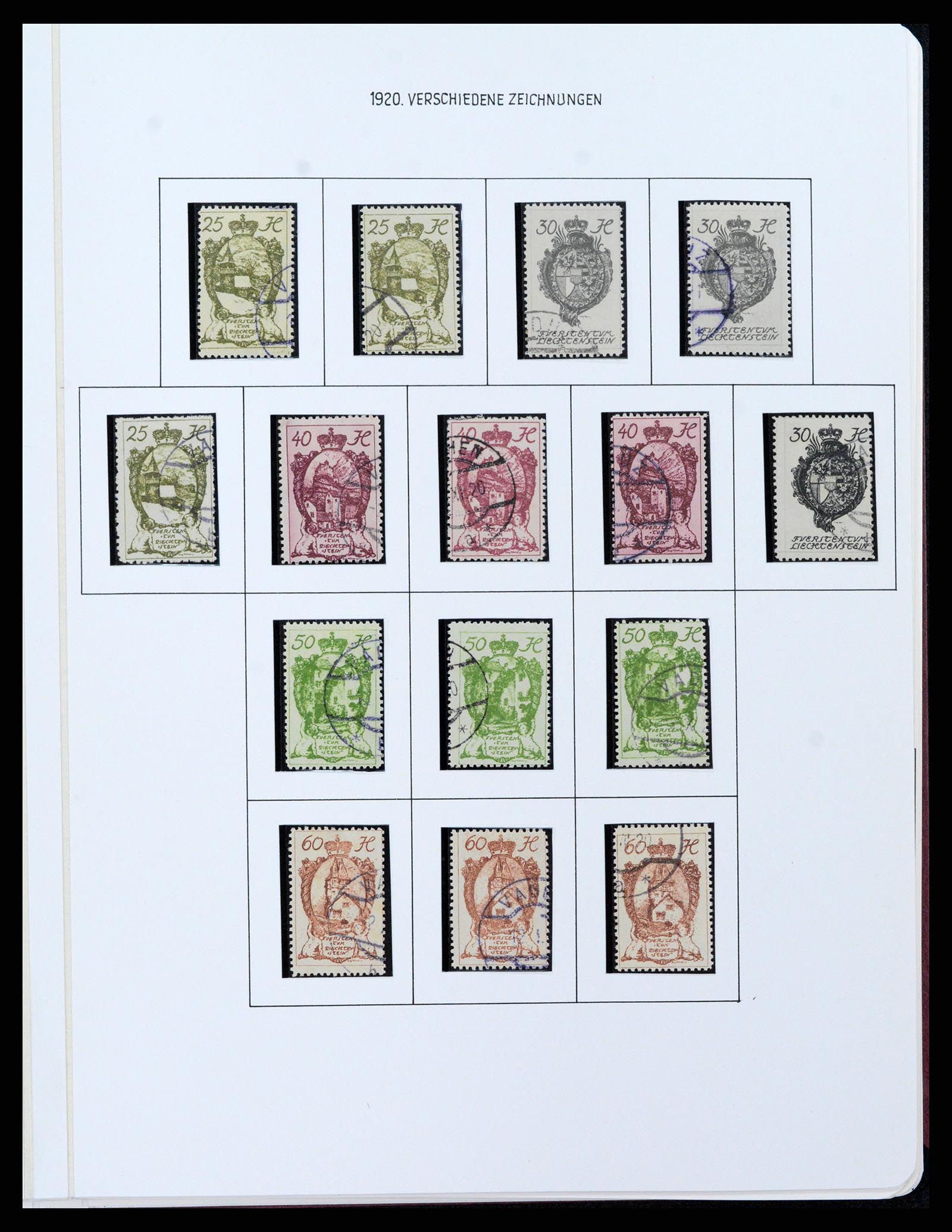 37150 0096 - Stamp collection 37150 Liechtenstein supercollection 1912-1962.