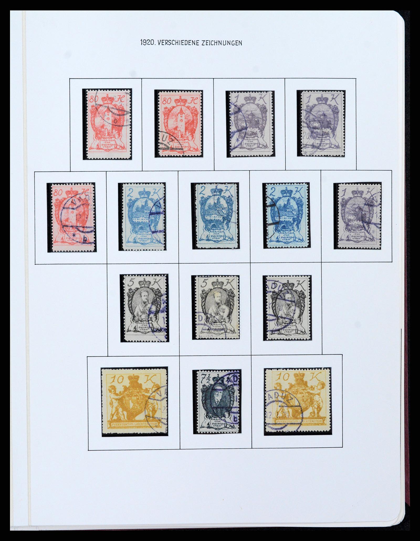 37150 0097 - Stamp collection 37150 Liechtenstein supercollection 1912-1962.