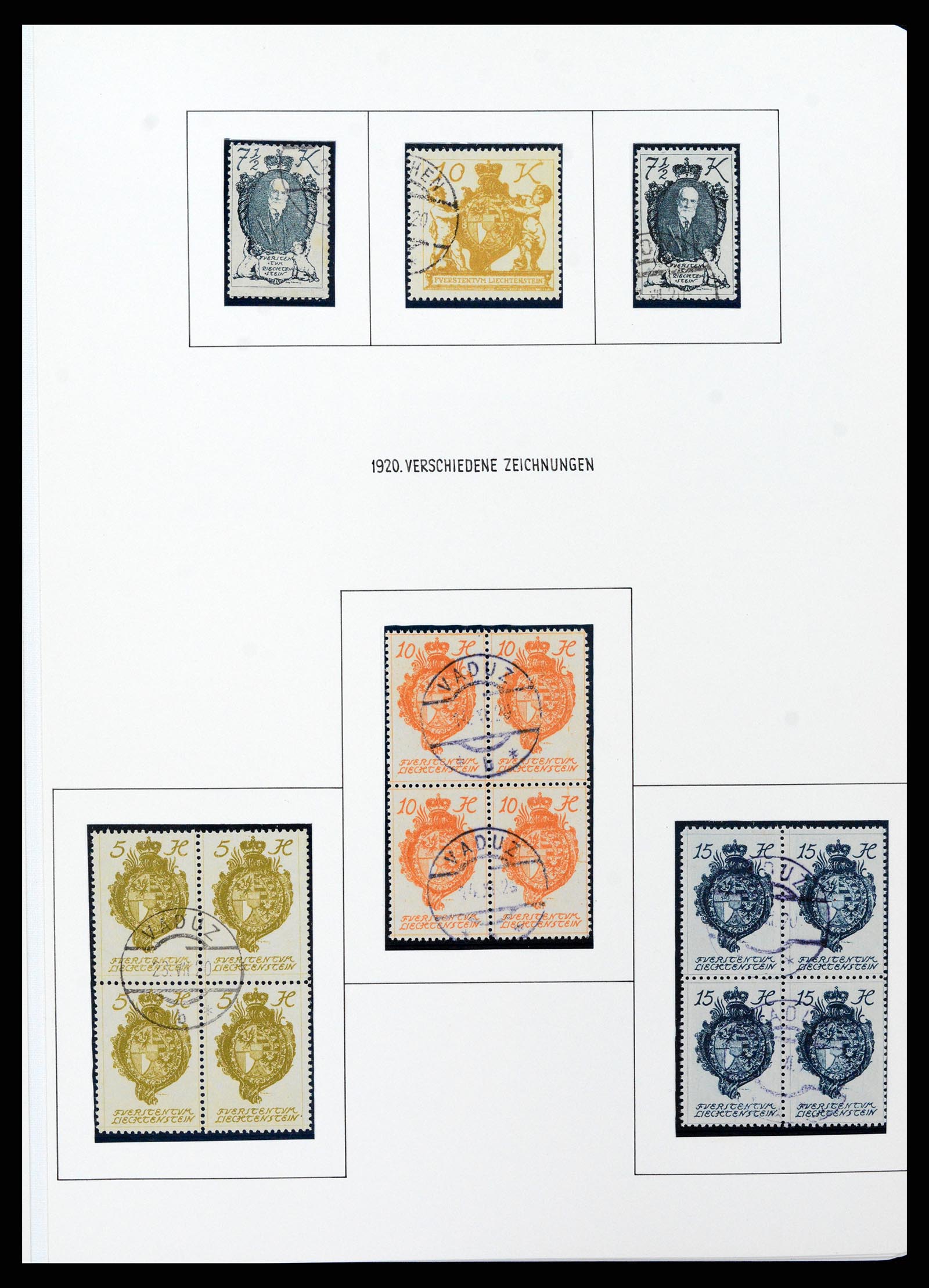 37150 0100 - Stamp collection 37150 Liechtenstein supercollection 1912-1962.