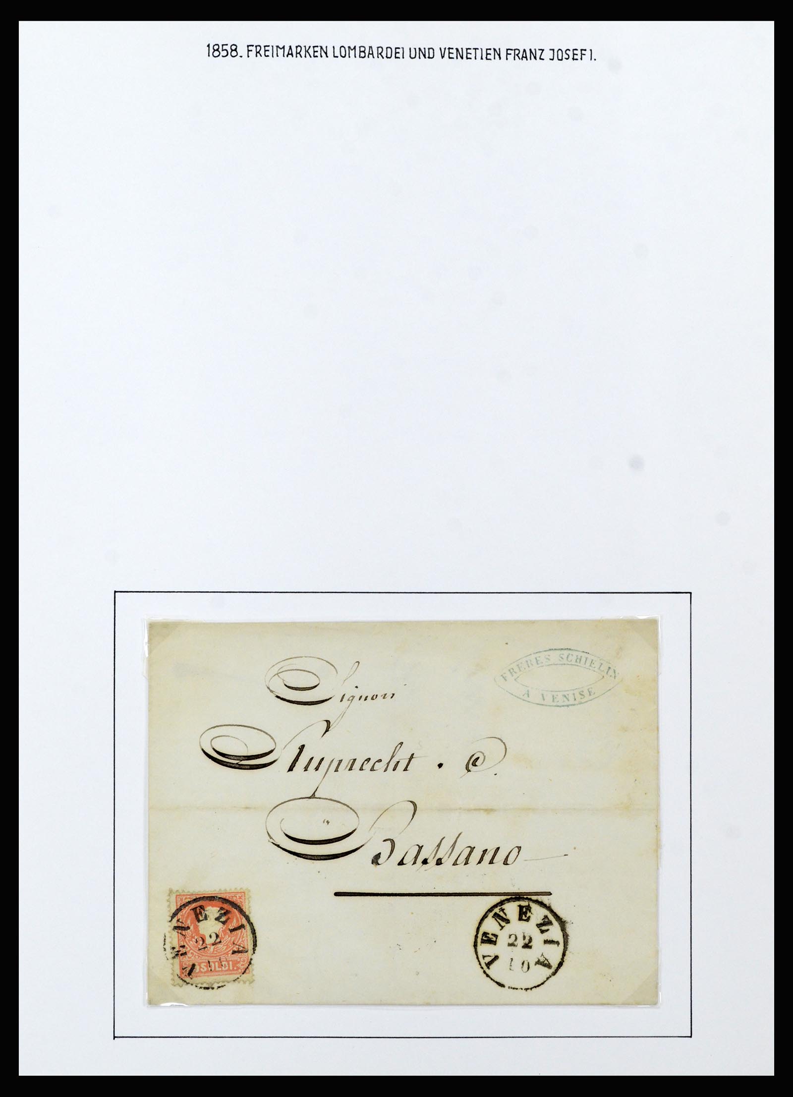 37153 016 - Postzegelverzameling 37153 Lombardije-Venetië 1850-1864.