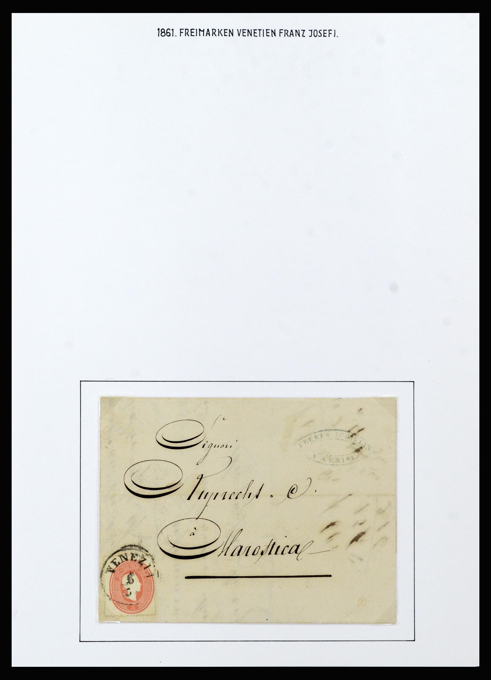 37153 019 - Postzegelverzameling 37153 Lombardije-Venetië 1850-1864.
