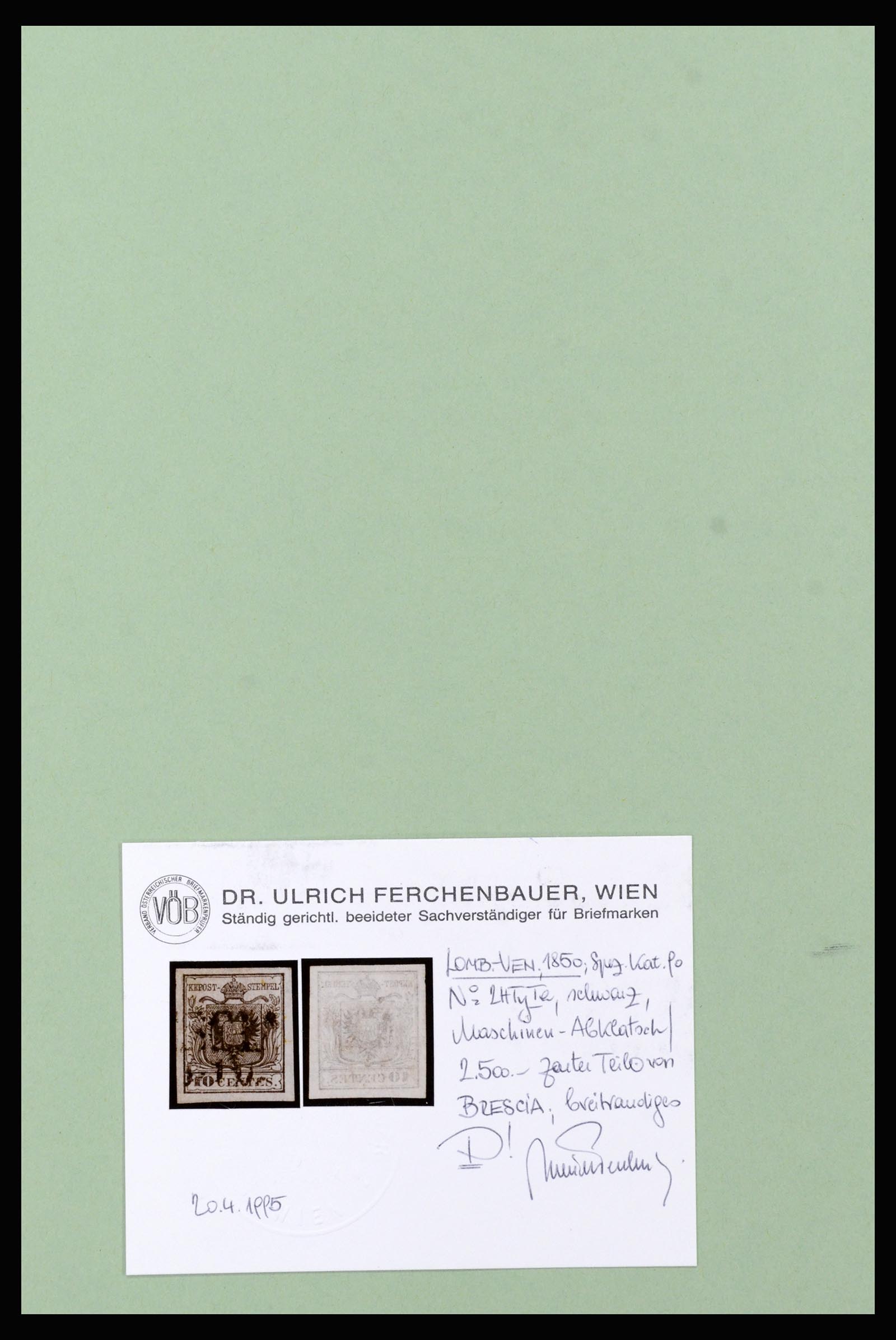 37153 023 - Postzegelverzameling 37153 Lombardije-Venetië 1850-1864.