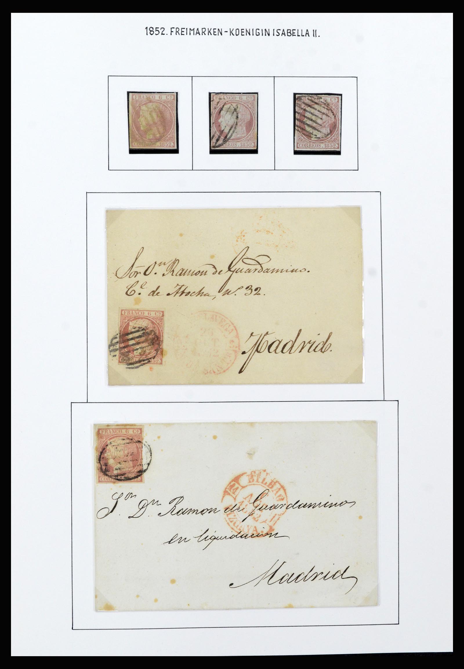 37154 007 - Postzegelverzameling 37154 Spanje 1850-1964.