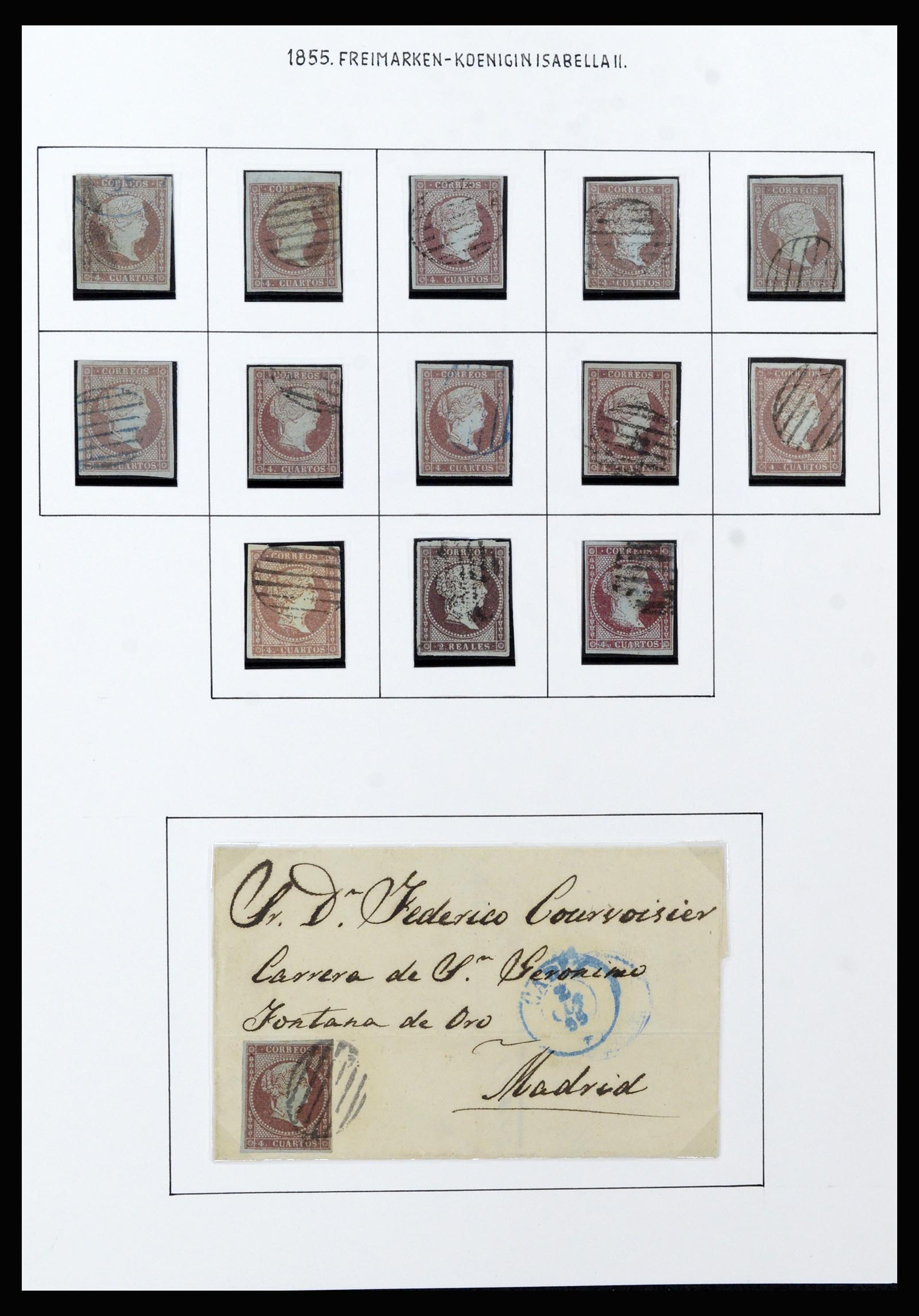 37154 013 - Postzegelverzameling 37154 Spanje 1850-1964.