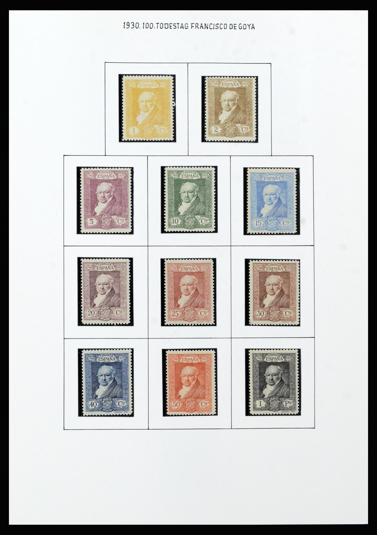 37154 027 - Postzegelverzameling 37154 Spanje 1850-1964.