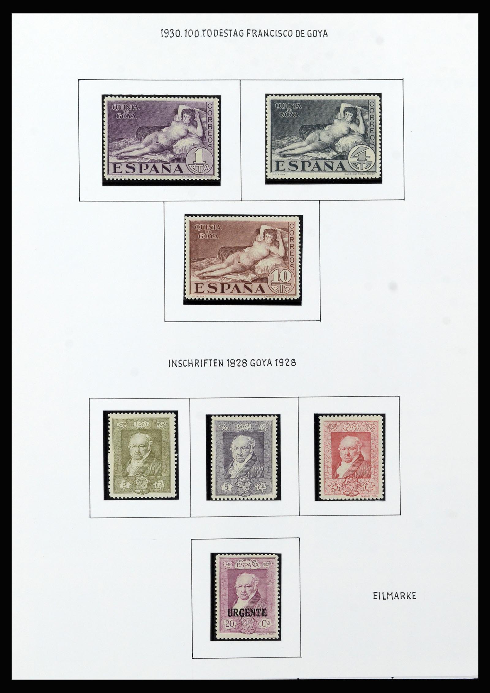 37154 028 - Postzegelverzameling 37154 Spanje 1850-1964.