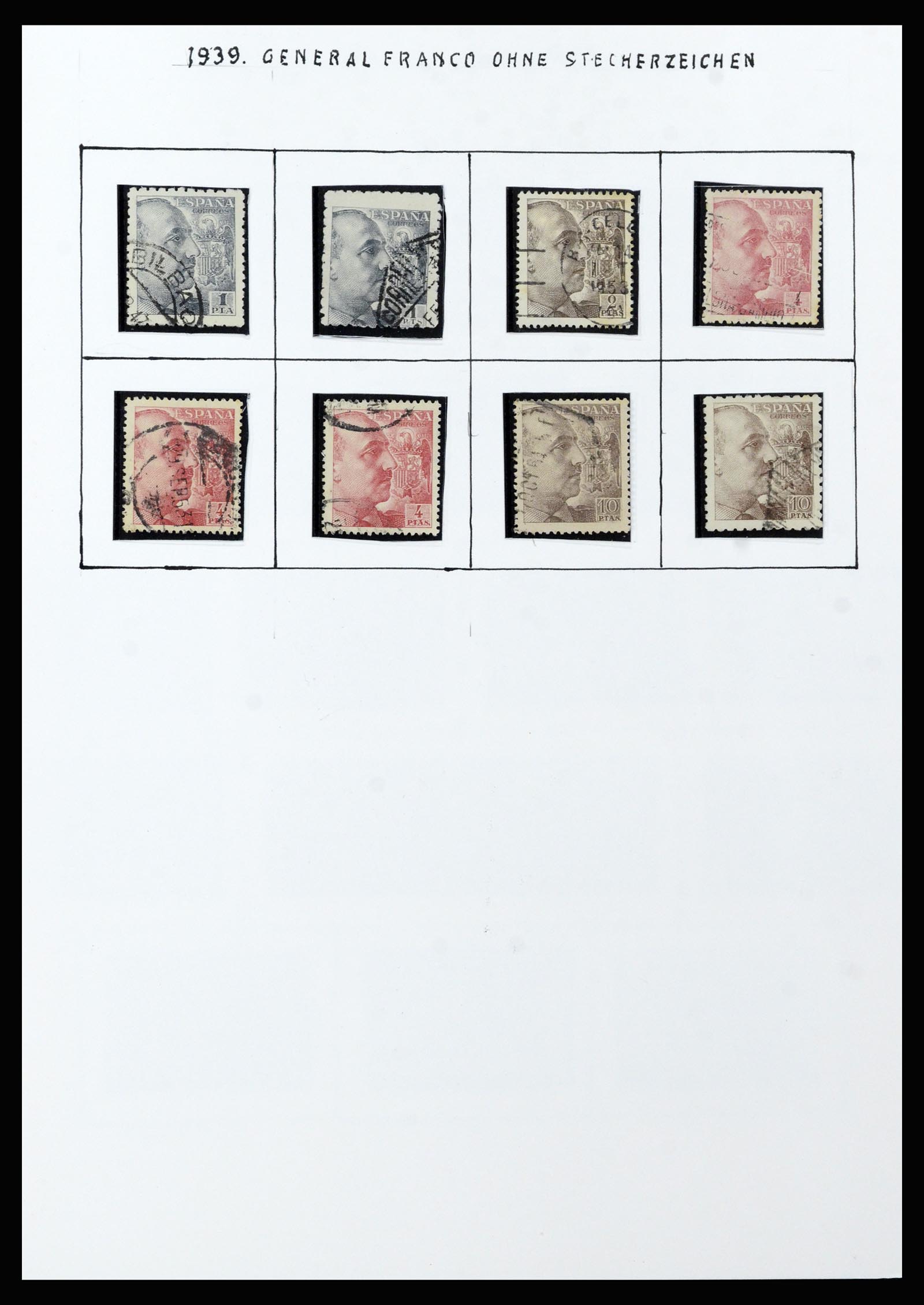 37154 031 - Postzegelverzameling 37154 Spanje 1850-1964.