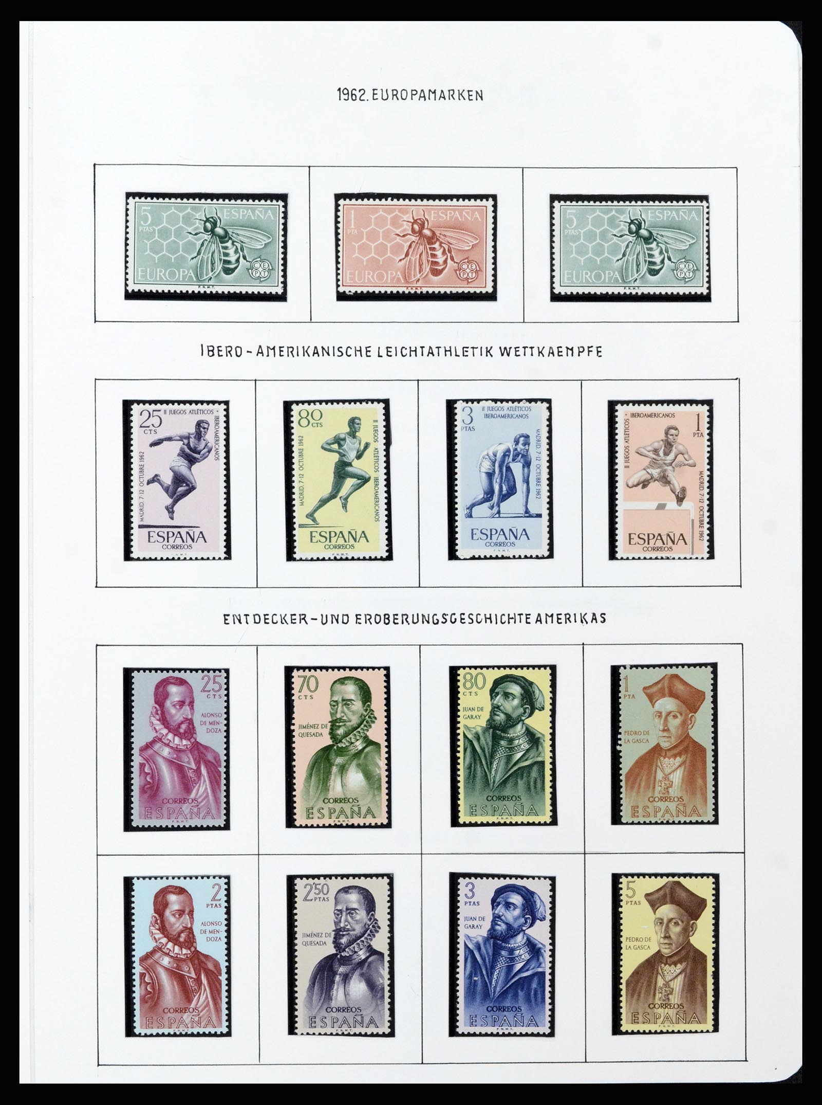 37154 036 - Postzegelverzameling 37154 Spanje 1850-1964.