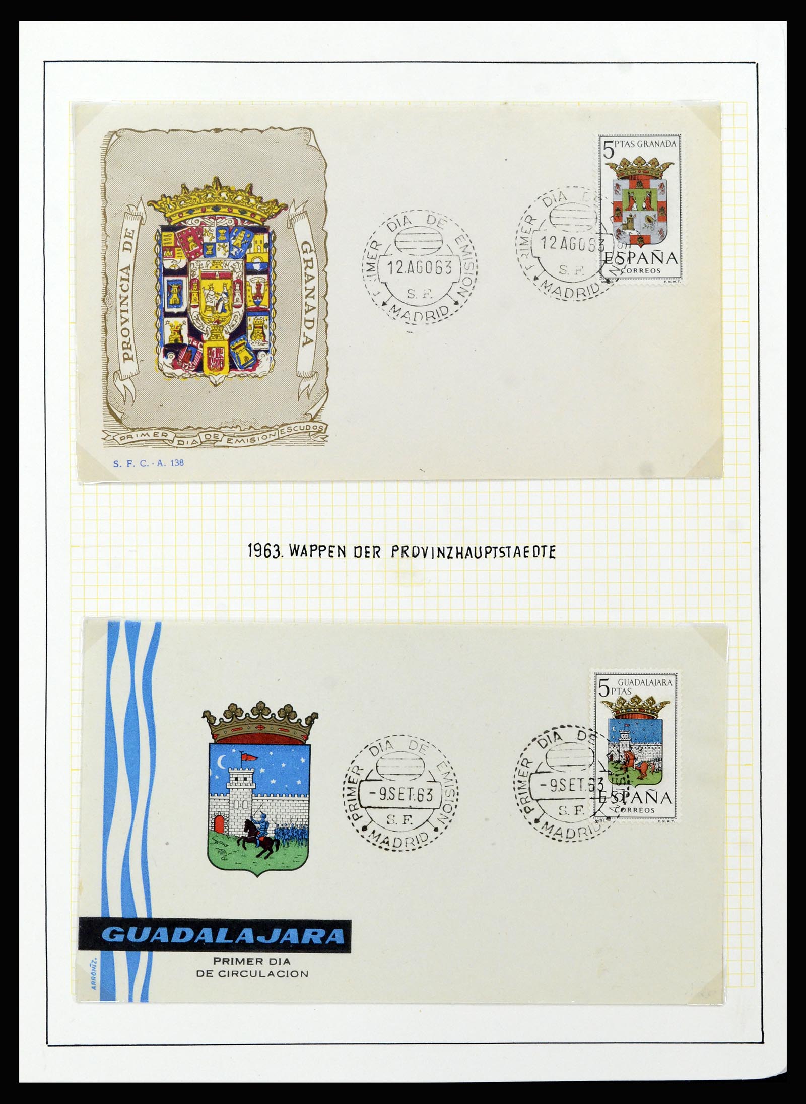 37154 047 - Postzegelverzameling 37154 Spanje 1850-1964.
