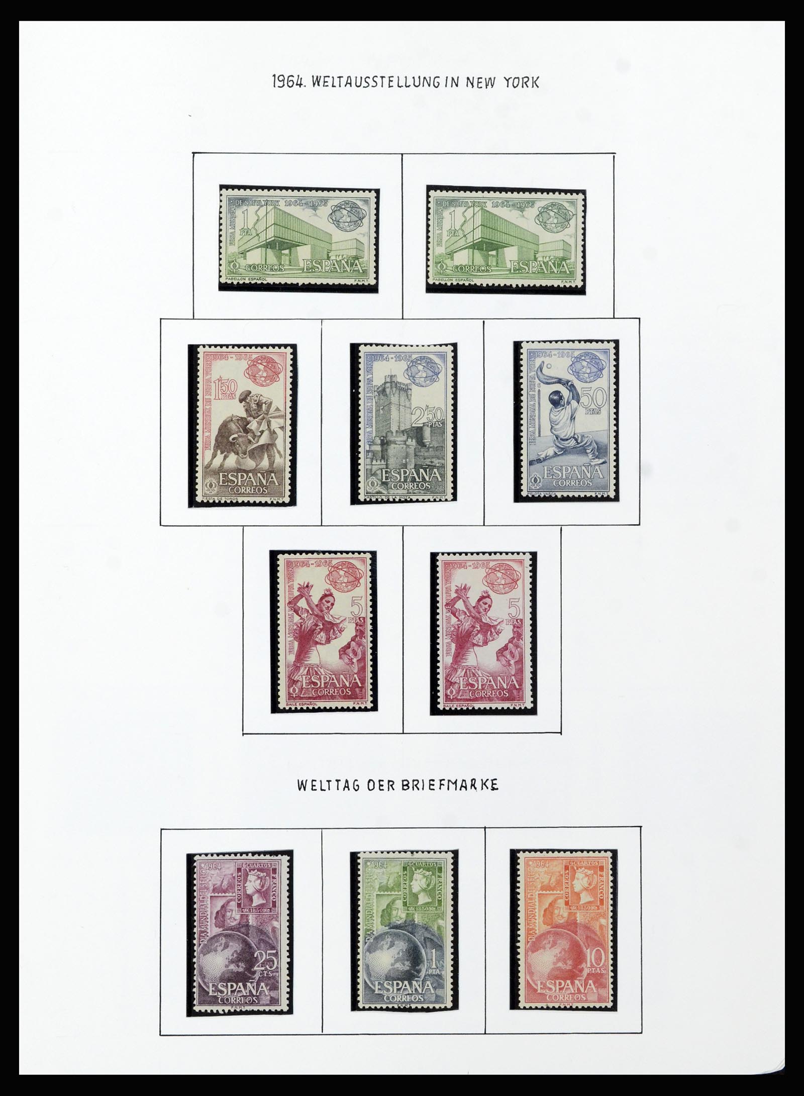 37154 053 - Postzegelverzameling 37154 Spanje 1850-1964.