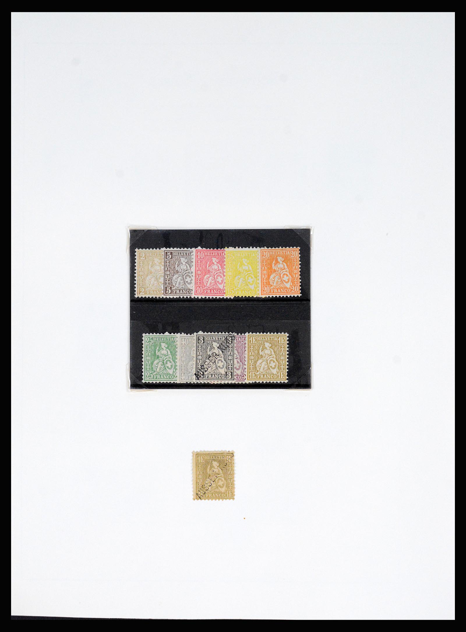 37155 002 - Postzegelverzameling 37155 Zwitserland 1862-2016.
