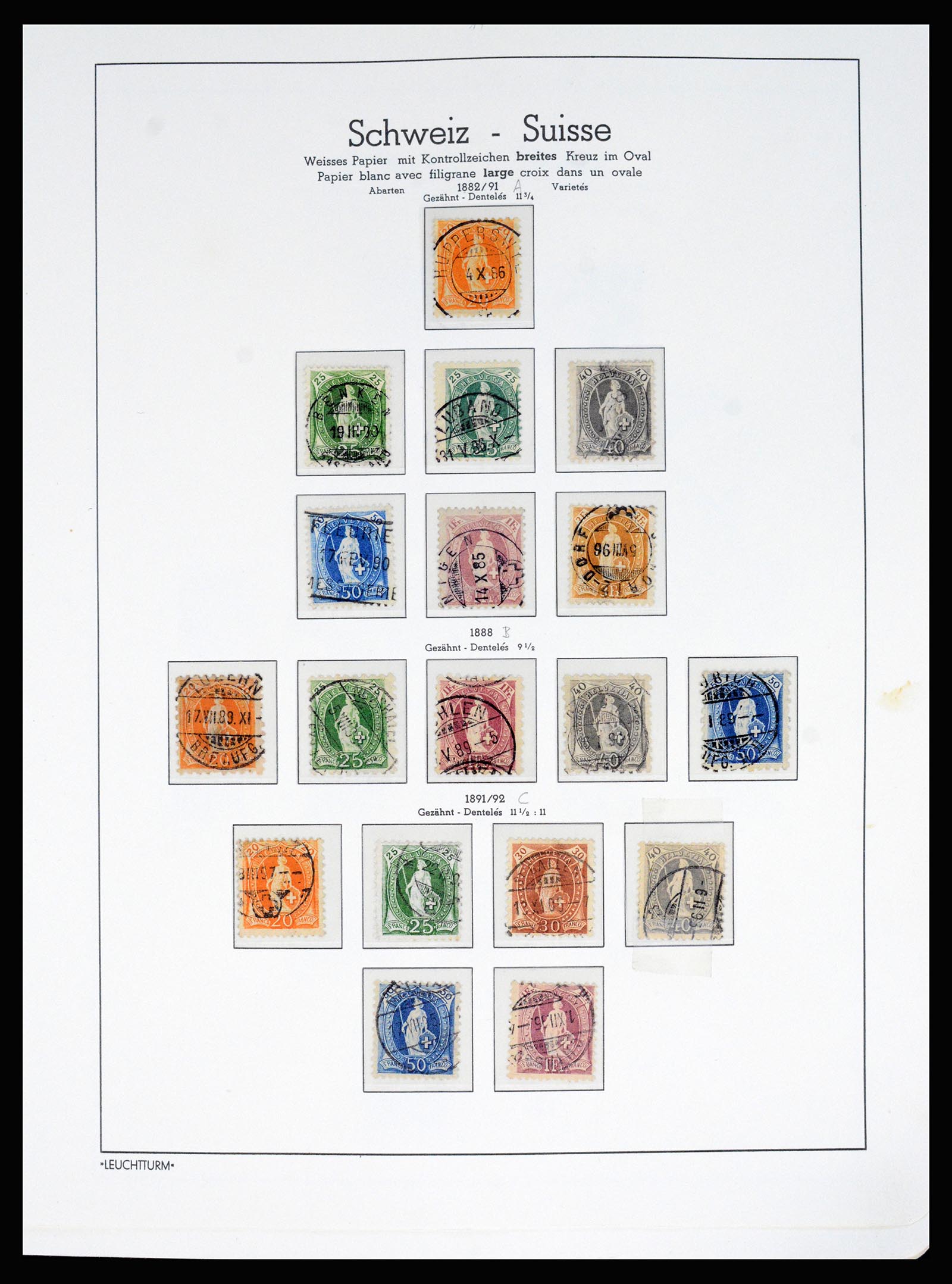 37155 007 - Postzegelverzameling 37155 Zwitserland 1862-2016.