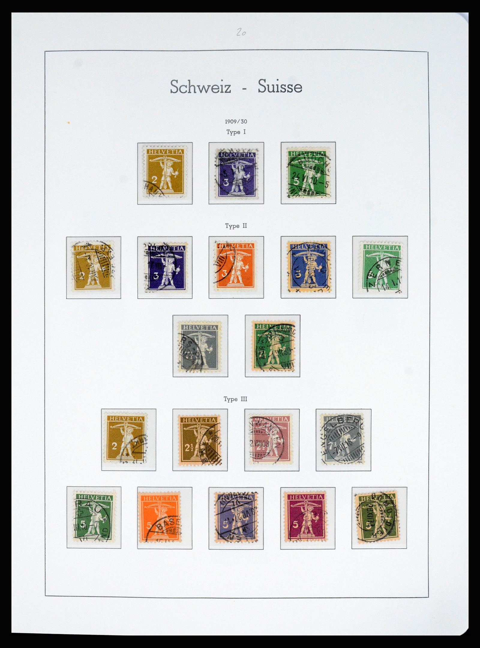 37155 015 - Postzegelverzameling 37155 Zwitserland 1862-2016.