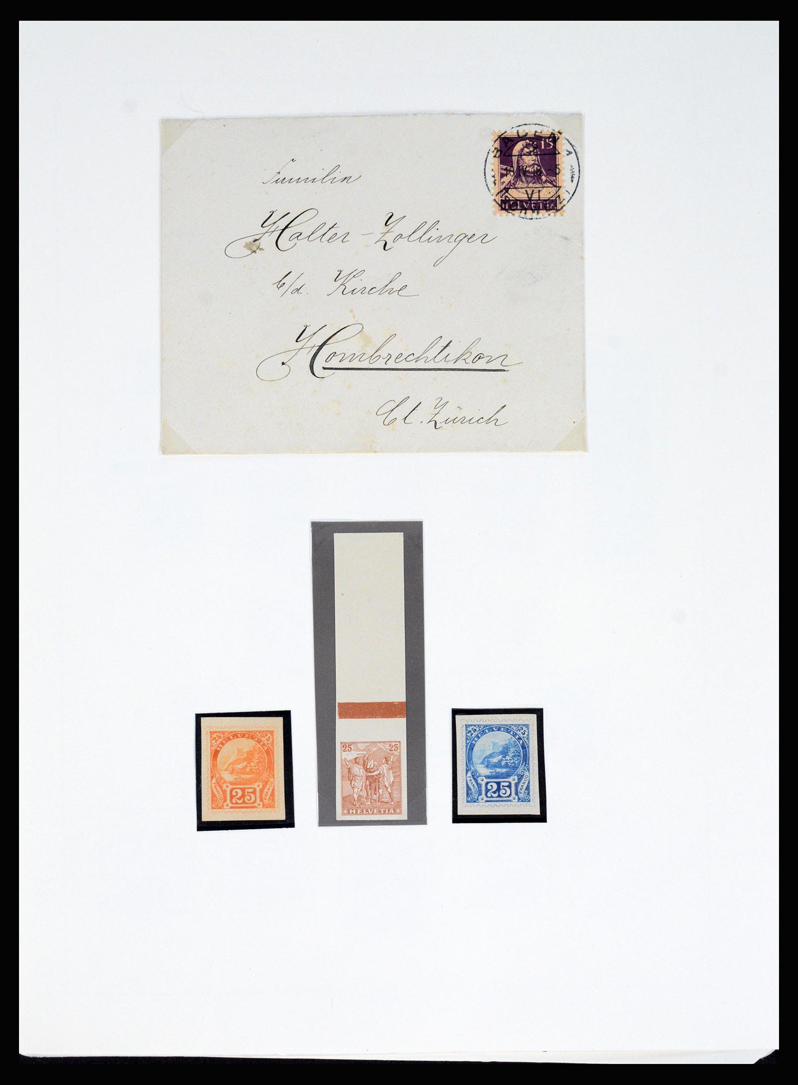 37155 016 - Postzegelverzameling 37155 Zwitserland 1862-2016.