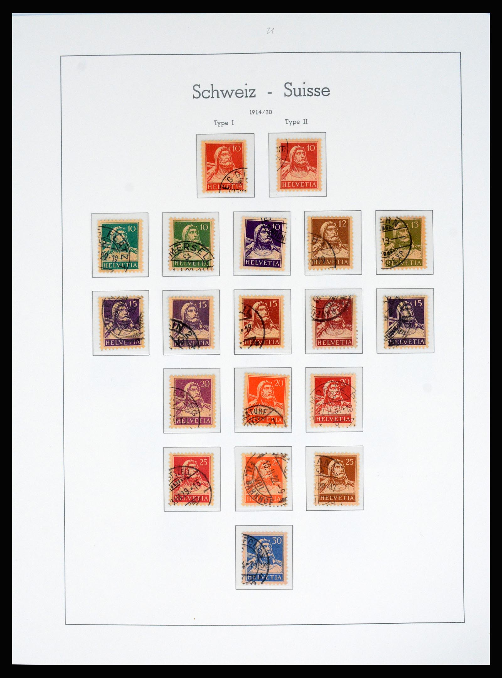 37155 017 - Postzegelverzameling 37155 Zwitserland 1862-2016.
