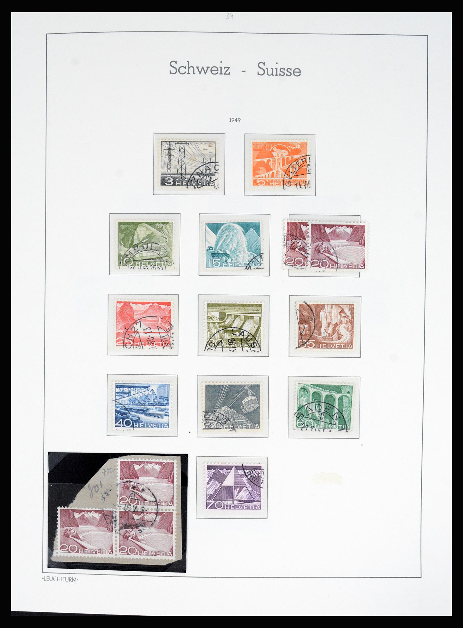 37155 041 - Postzegelverzameling 37155 Zwitserland 1862-2016.