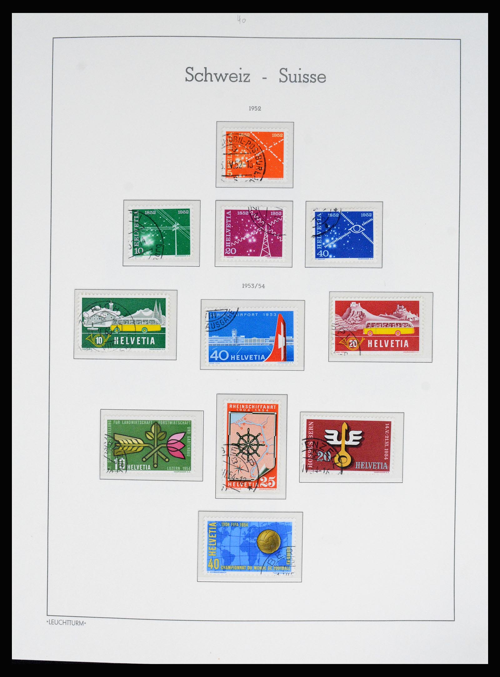 37155 042 - Postzegelverzameling 37155 Zwitserland 1862-2016.