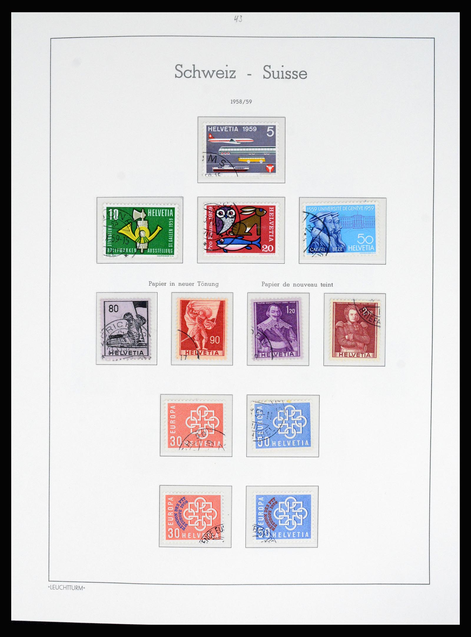 37155 046 - Postzegelverzameling 37155 Zwitserland 1862-2016.