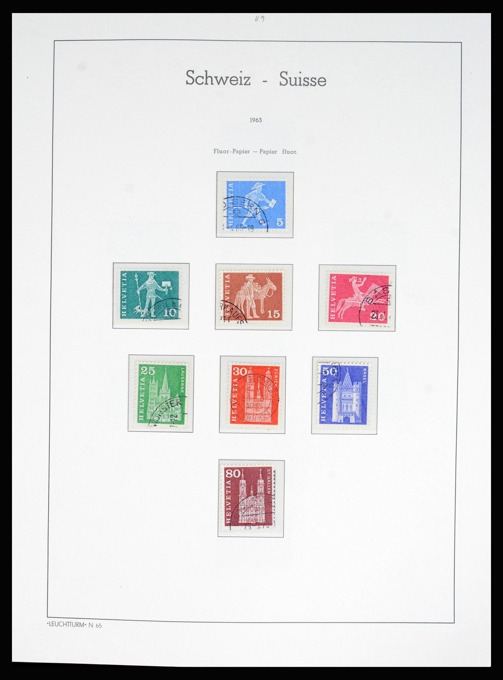 37155 052 - Postzegelverzameling 37155 Zwitserland 1862-2016.