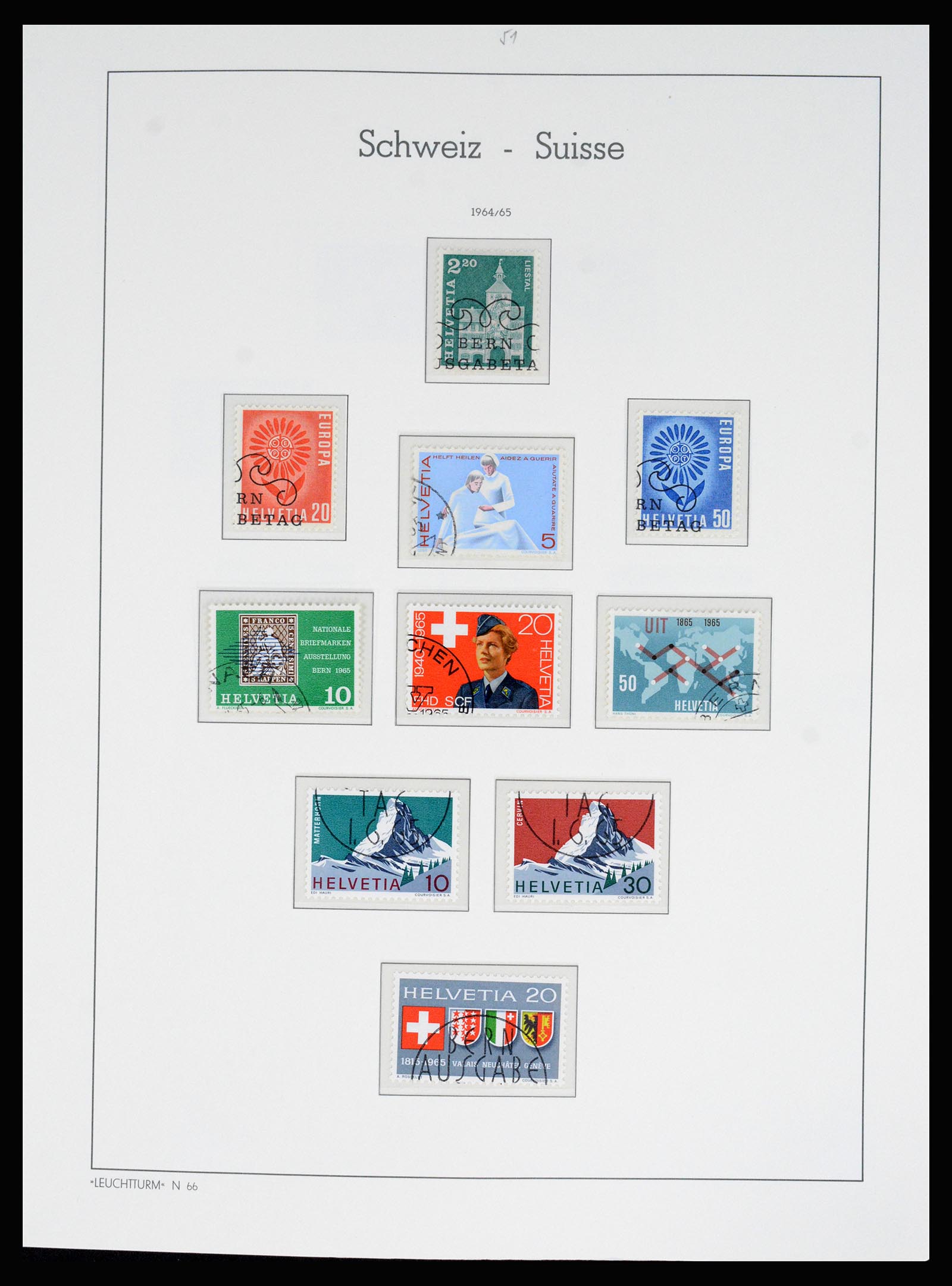 37155 054 - Postzegelverzameling 37155 Zwitserland 1862-2016.
