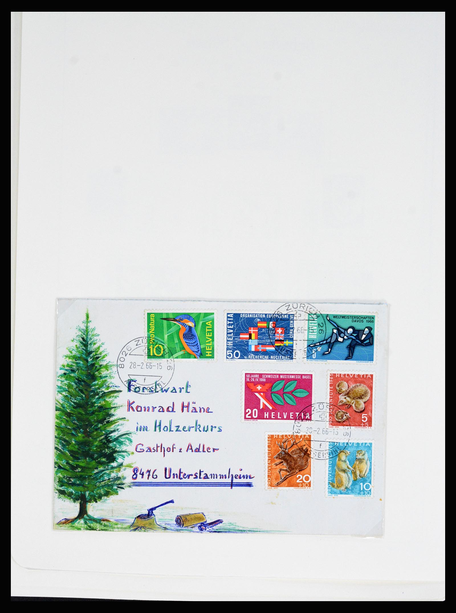 37155 055 - Postzegelverzameling 37155 Zwitserland 1862-2016.