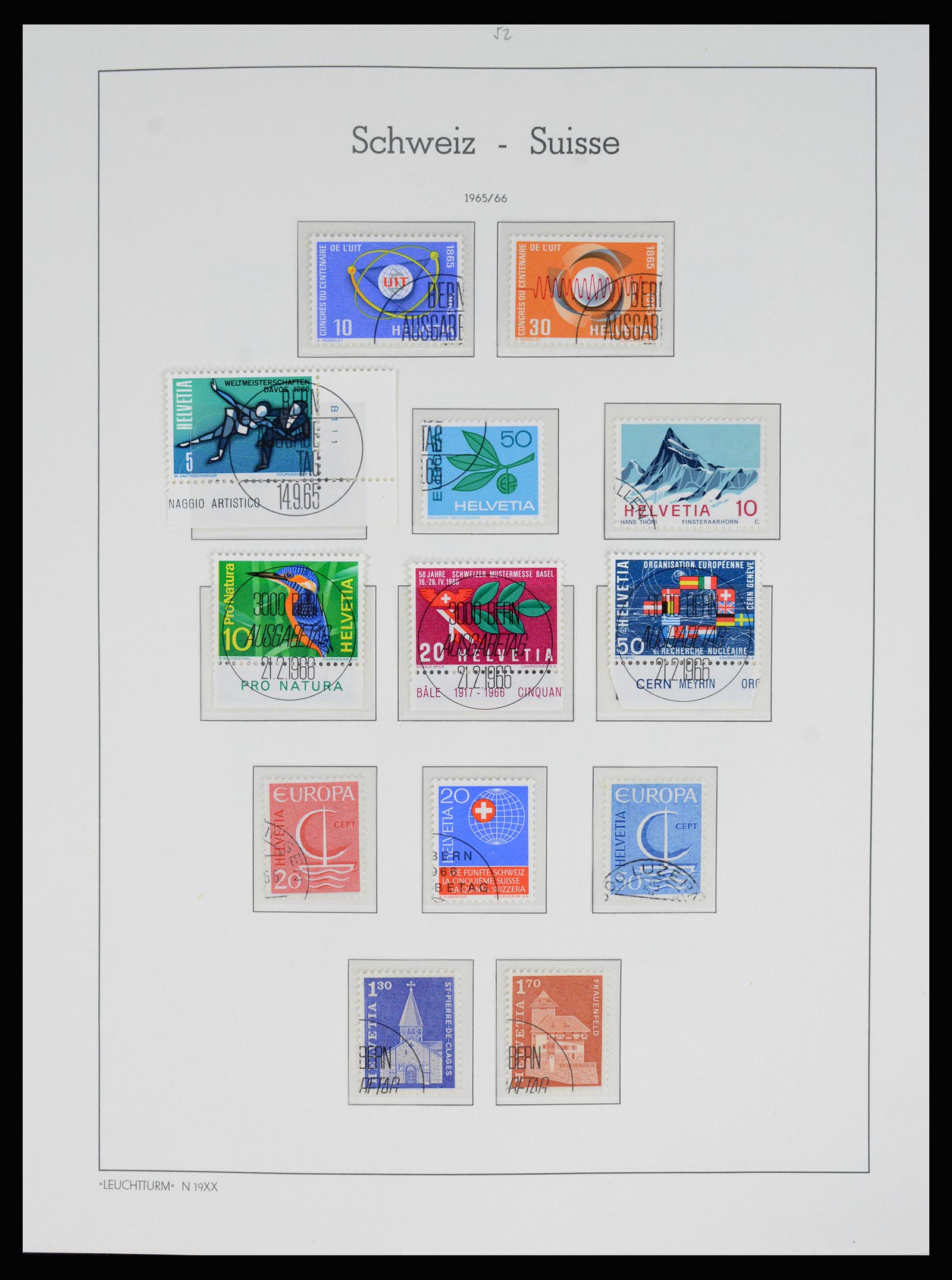 37155 056 - Postzegelverzameling 37155 Zwitserland 1862-2016.
