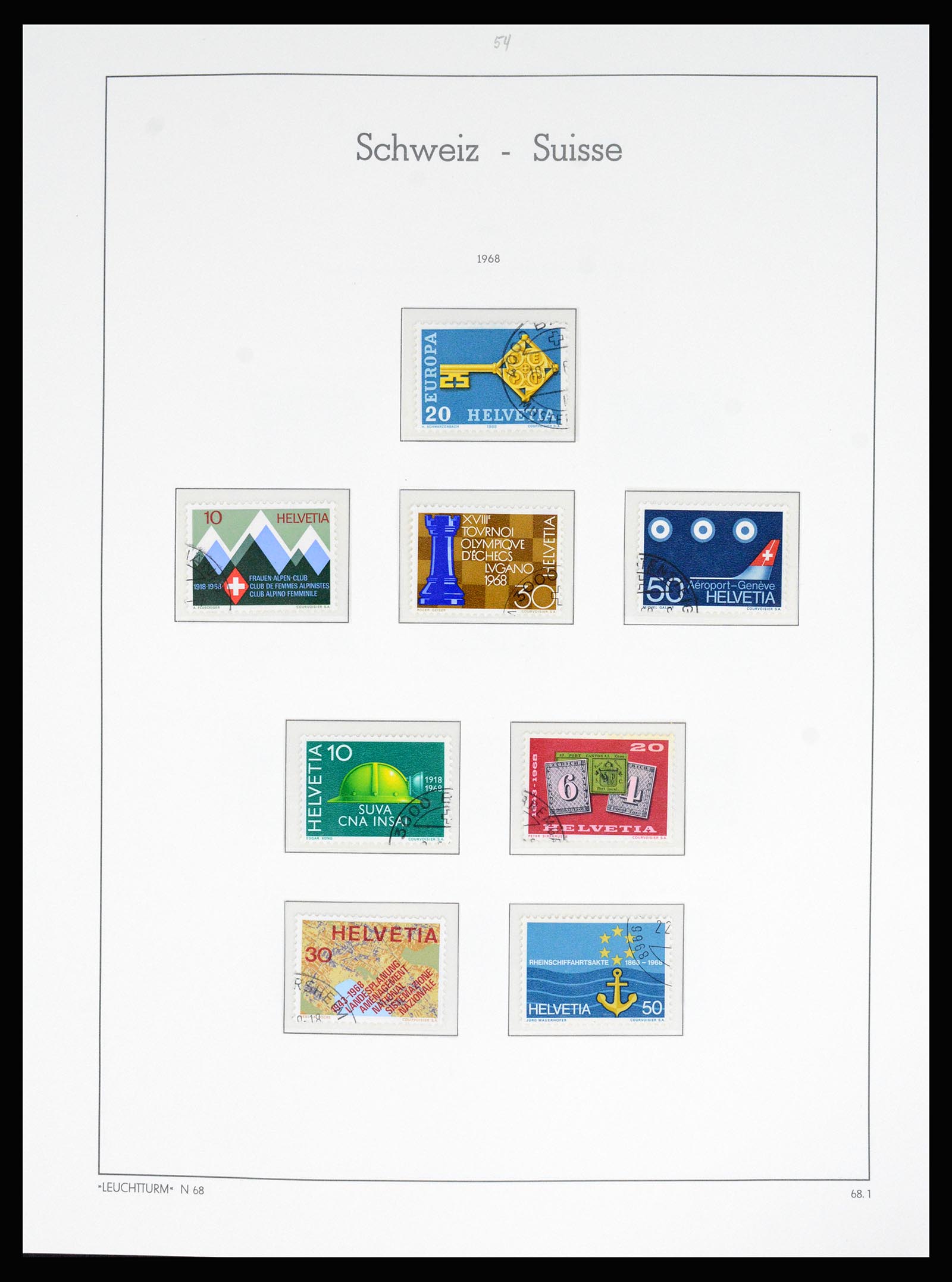 37155 058 - Postzegelverzameling 37155 Zwitserland 1862-2016.
