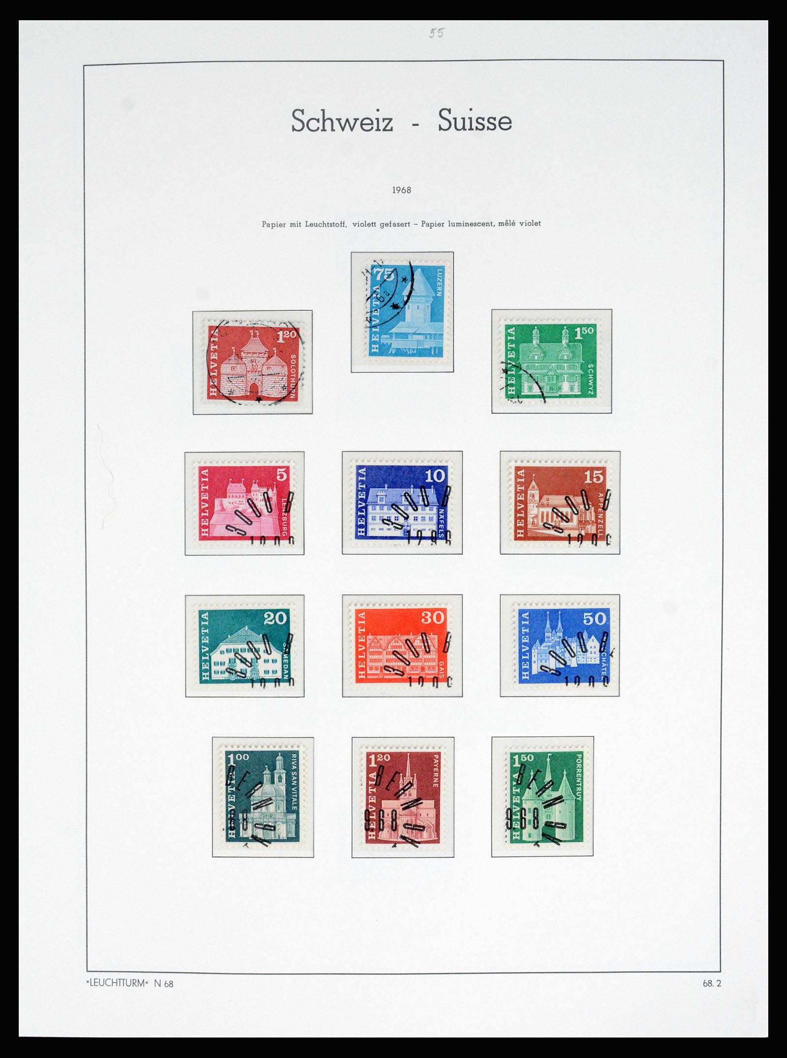 37155 059 - Postzegelverzameling 37155 Zwitserland 1862-2016.