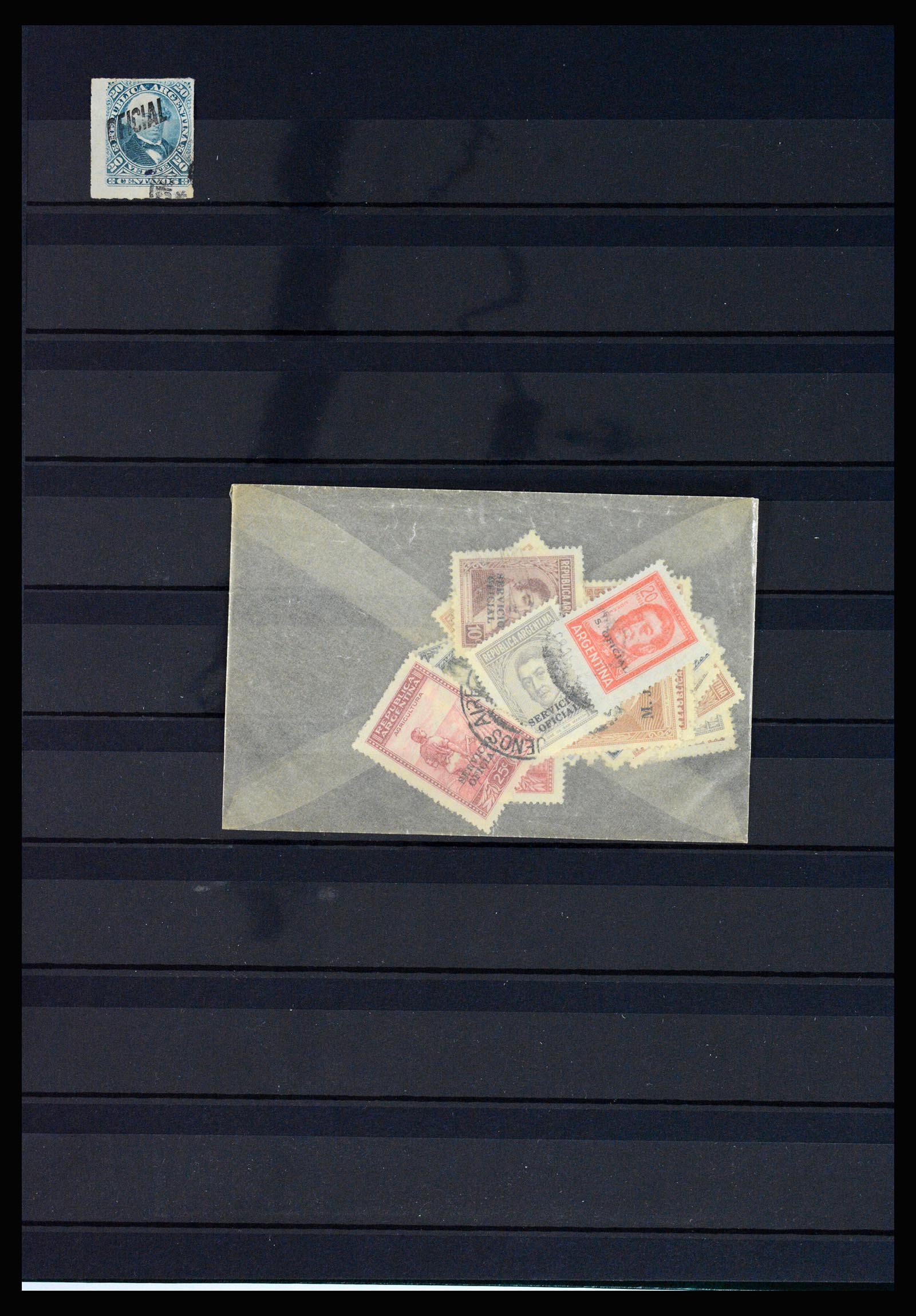 37156 006 - Postzegelverzameling 37156 Argentinië dienstzegels 1884-1968.