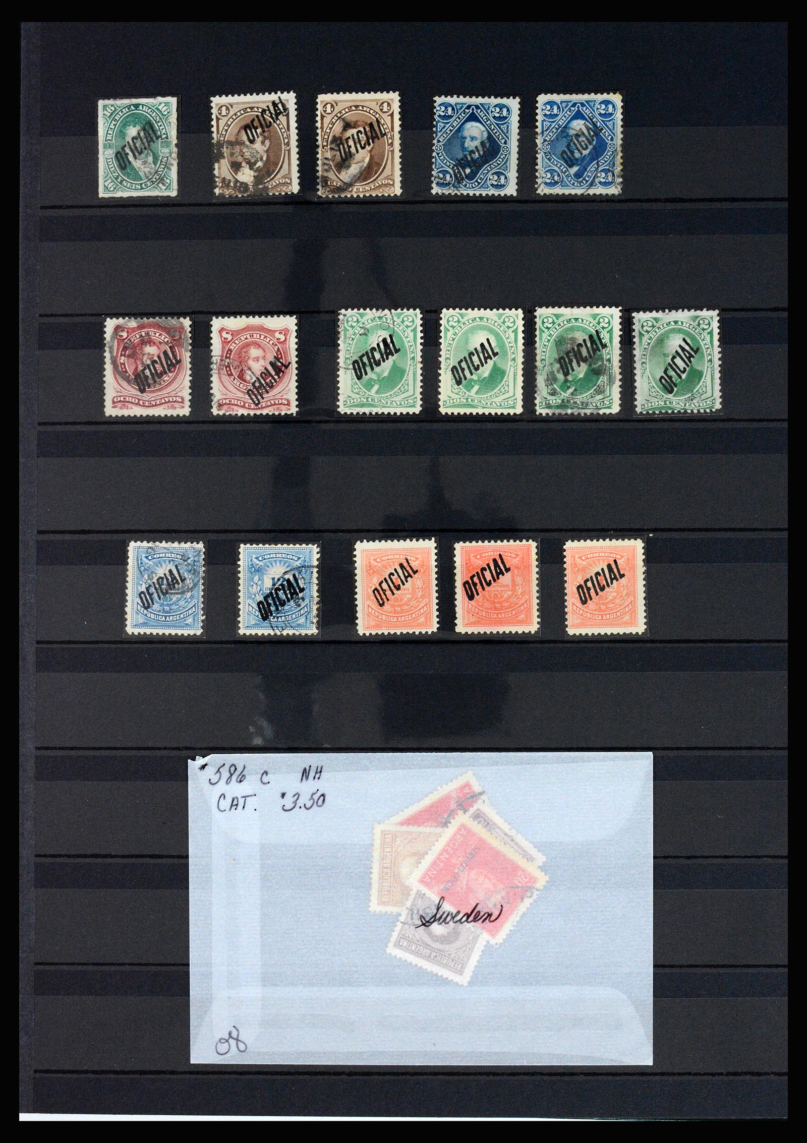 37156 012 - Postzegelverzameling 37156 Argentinië dienstzegels 1884-1968.