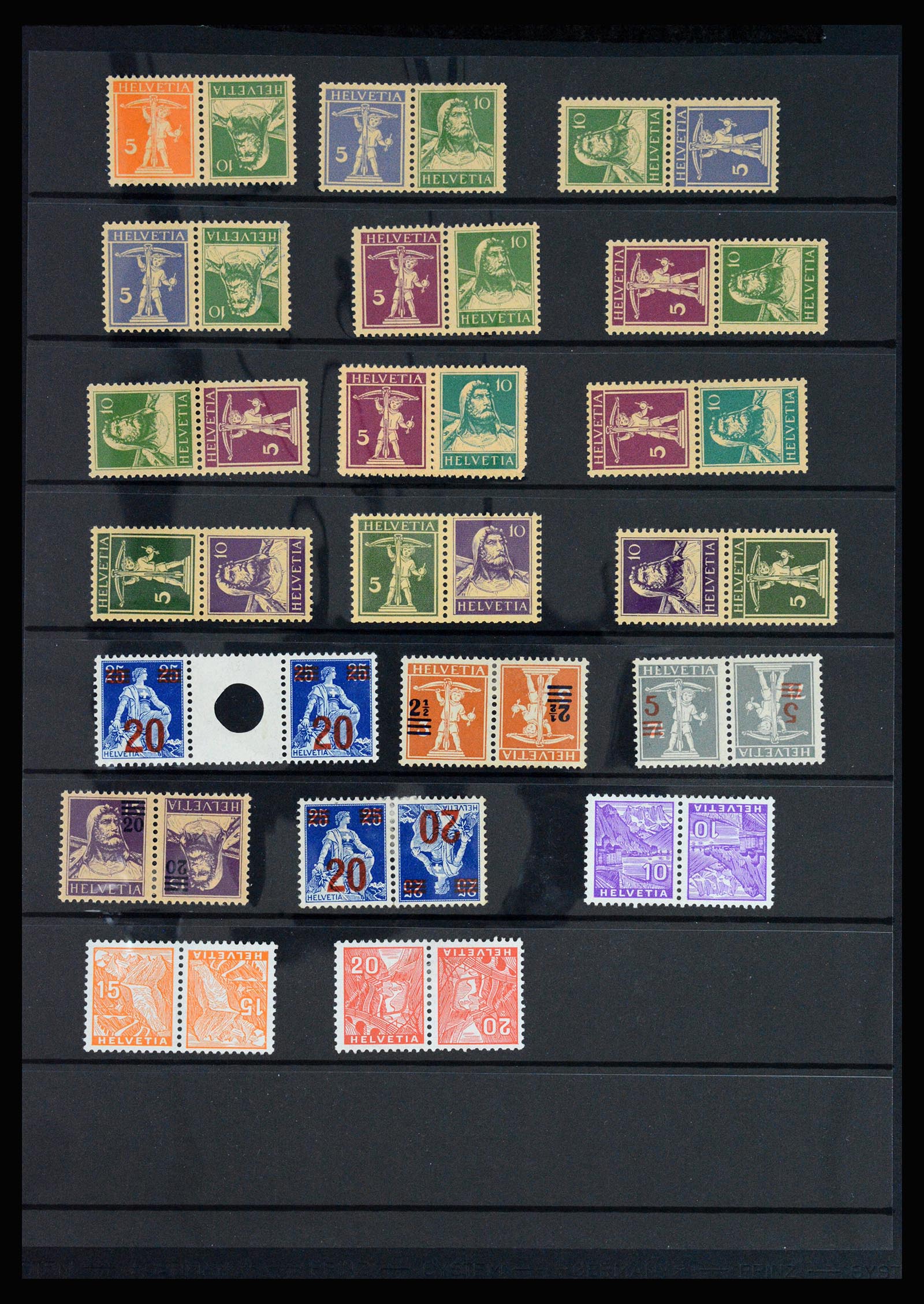37157 001 - Postzegelverzameling 37157 Zwitserland 1843-1996.