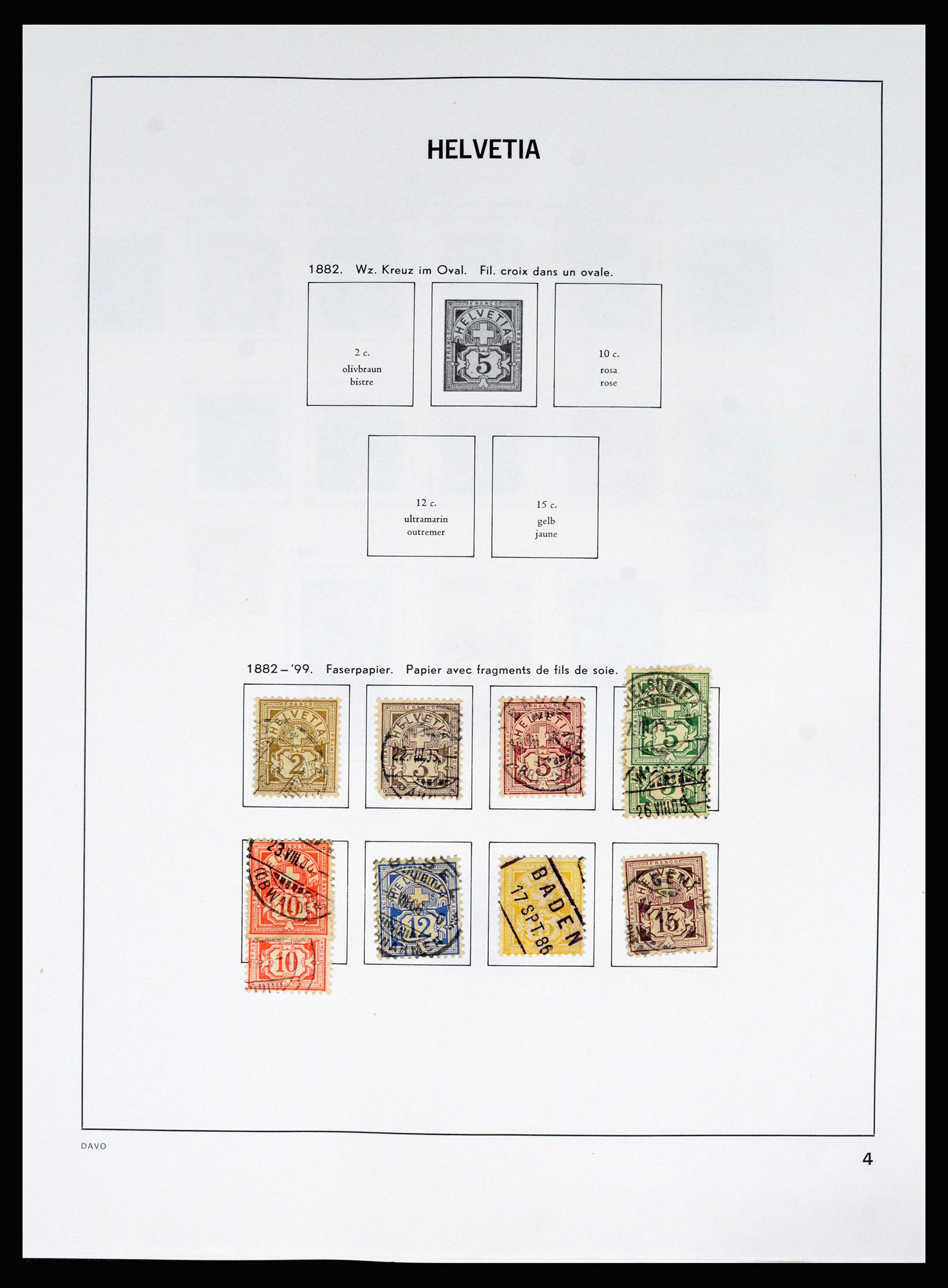 37157 009 - Postzegelverzameling 37157 Zwitserland 1843-1996.