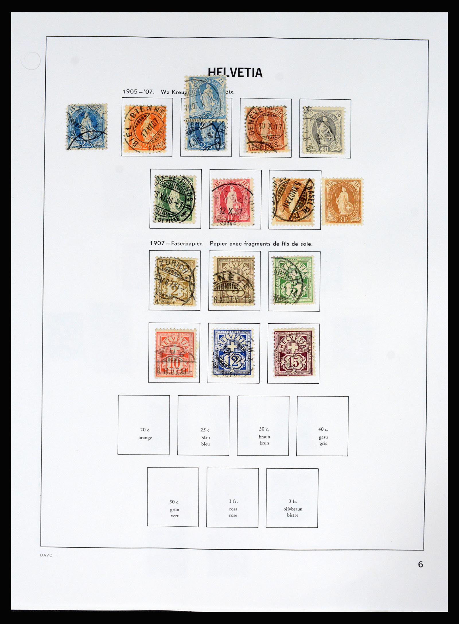 37157 011 - Postzegelverzameling 37157 Zwitserland 1843-1996.