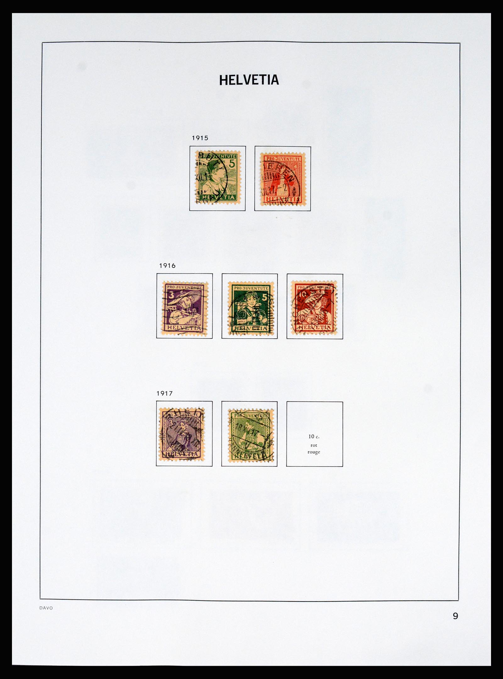37157 015 - Postzegelverzameling 37157 Zwitserland 1843-1996.